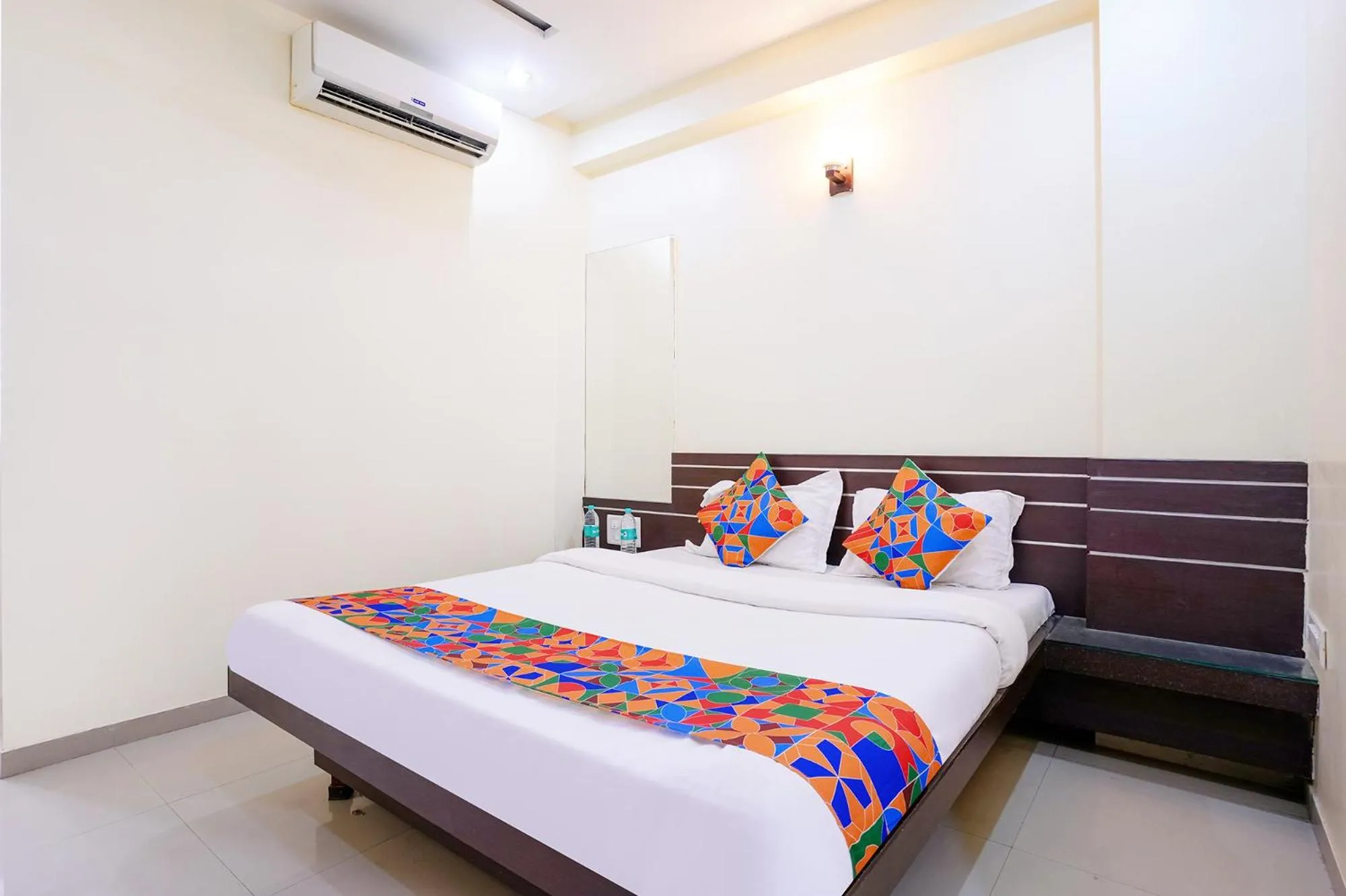Photo of the whole room, Bed in FabHotel Sai Govind