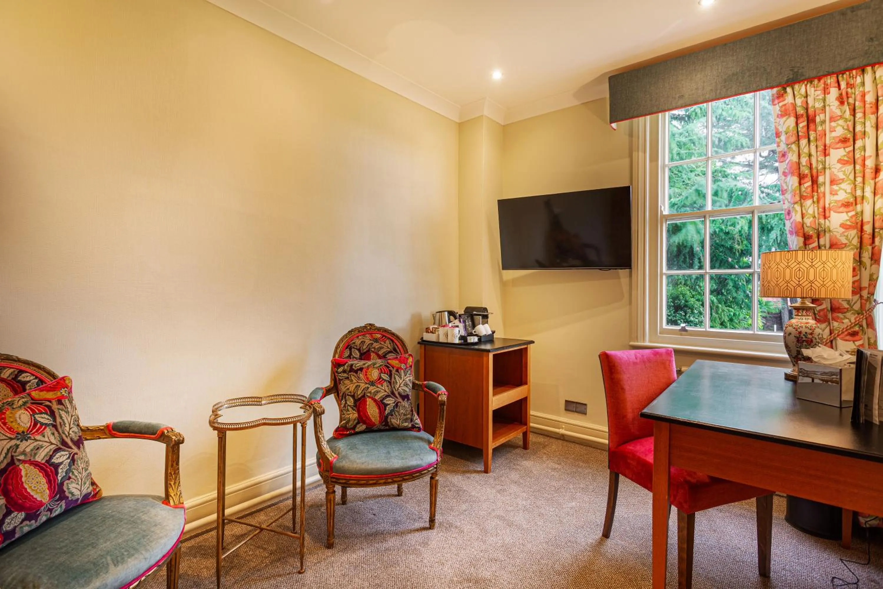 Seating area in The Wynnstay Hotel, Oswestry, Shropshire - The Coaching Inn Group