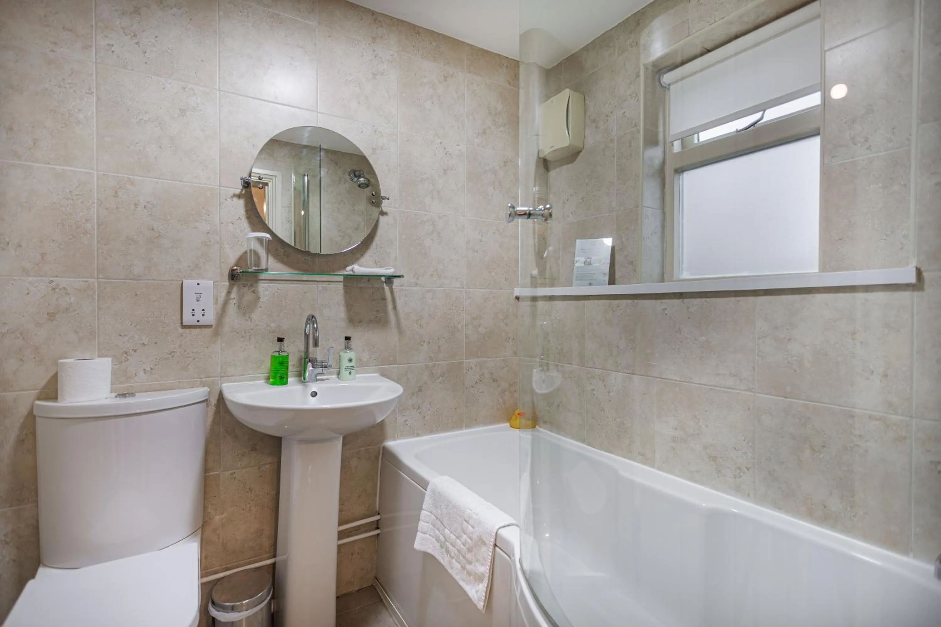 Bathroom in The Wynnstay Hotel, Oswestry, Shropshire - The Coaching Inn Group