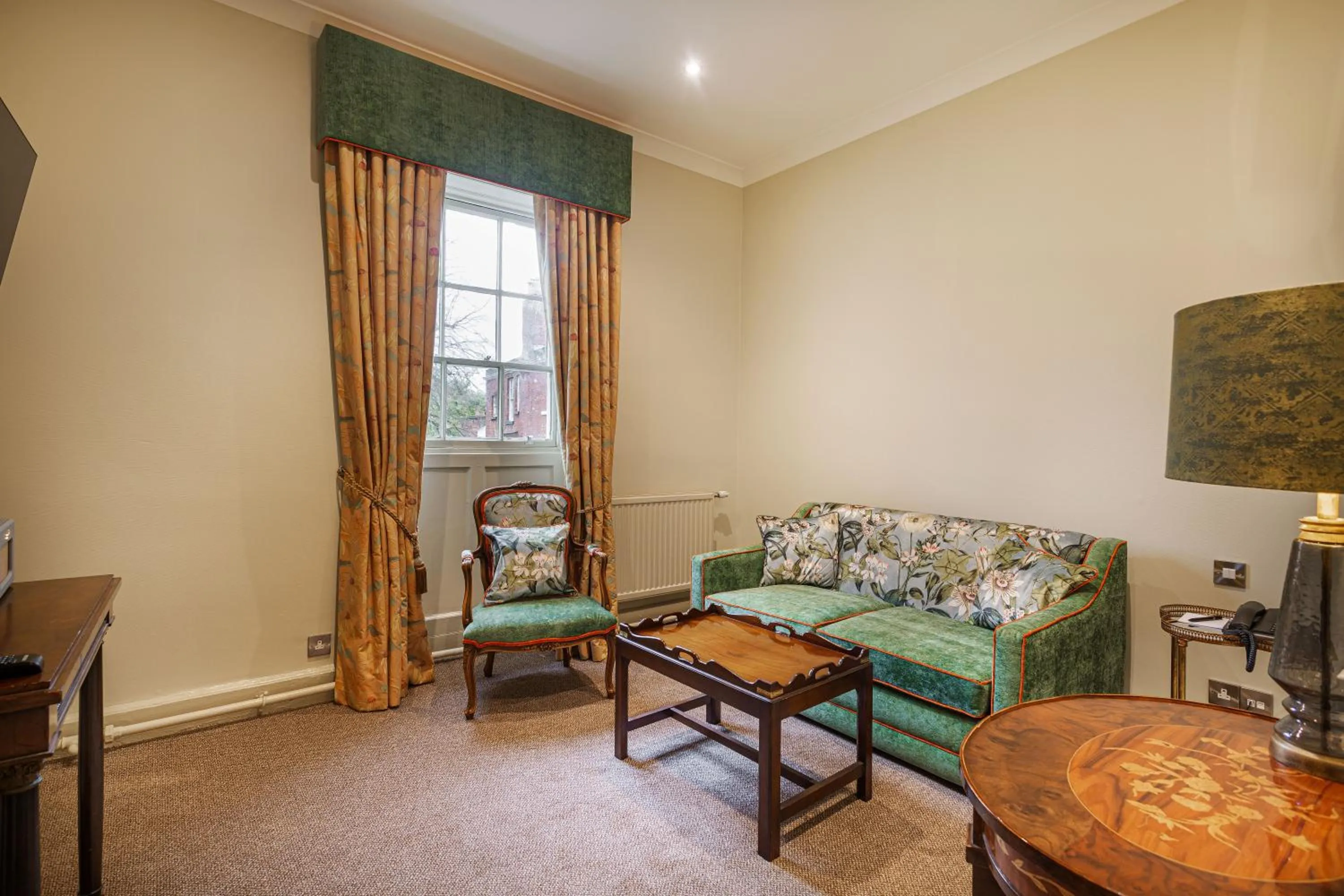 Seating area in The Wynnstay Hotel, Oswestry, Shropshire - The Coaching Inn Group