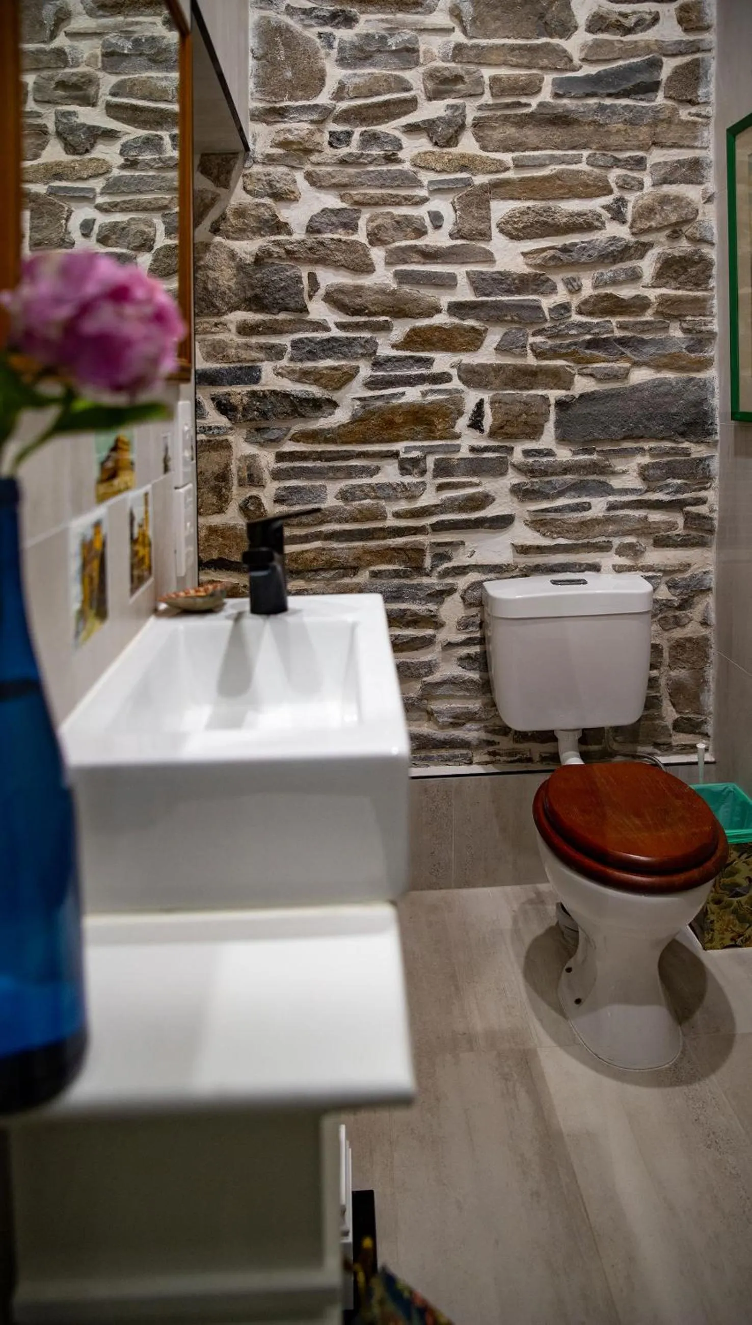 Shower in Poet's Cottage Stanley