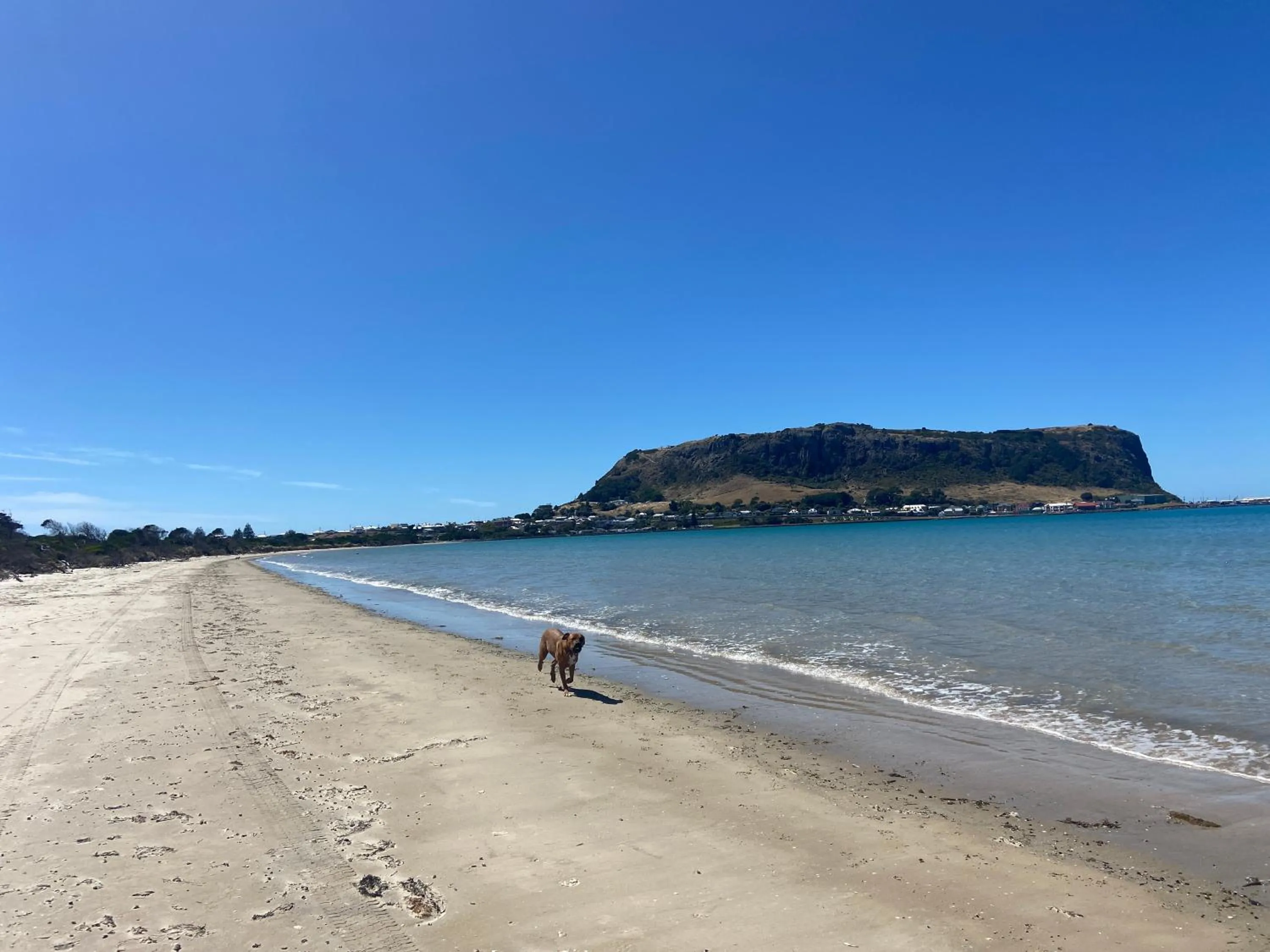 Beach in Poet's Cottage Stanley