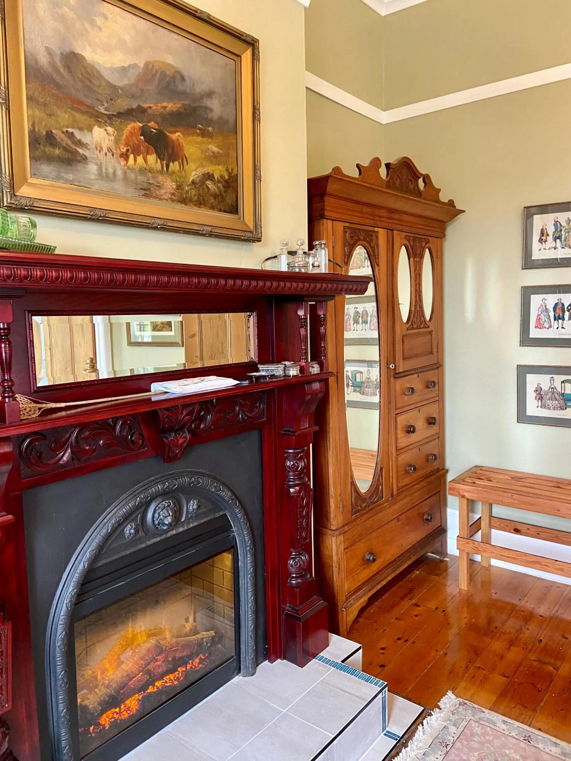 flat iron in Poet's Cottage Stanley