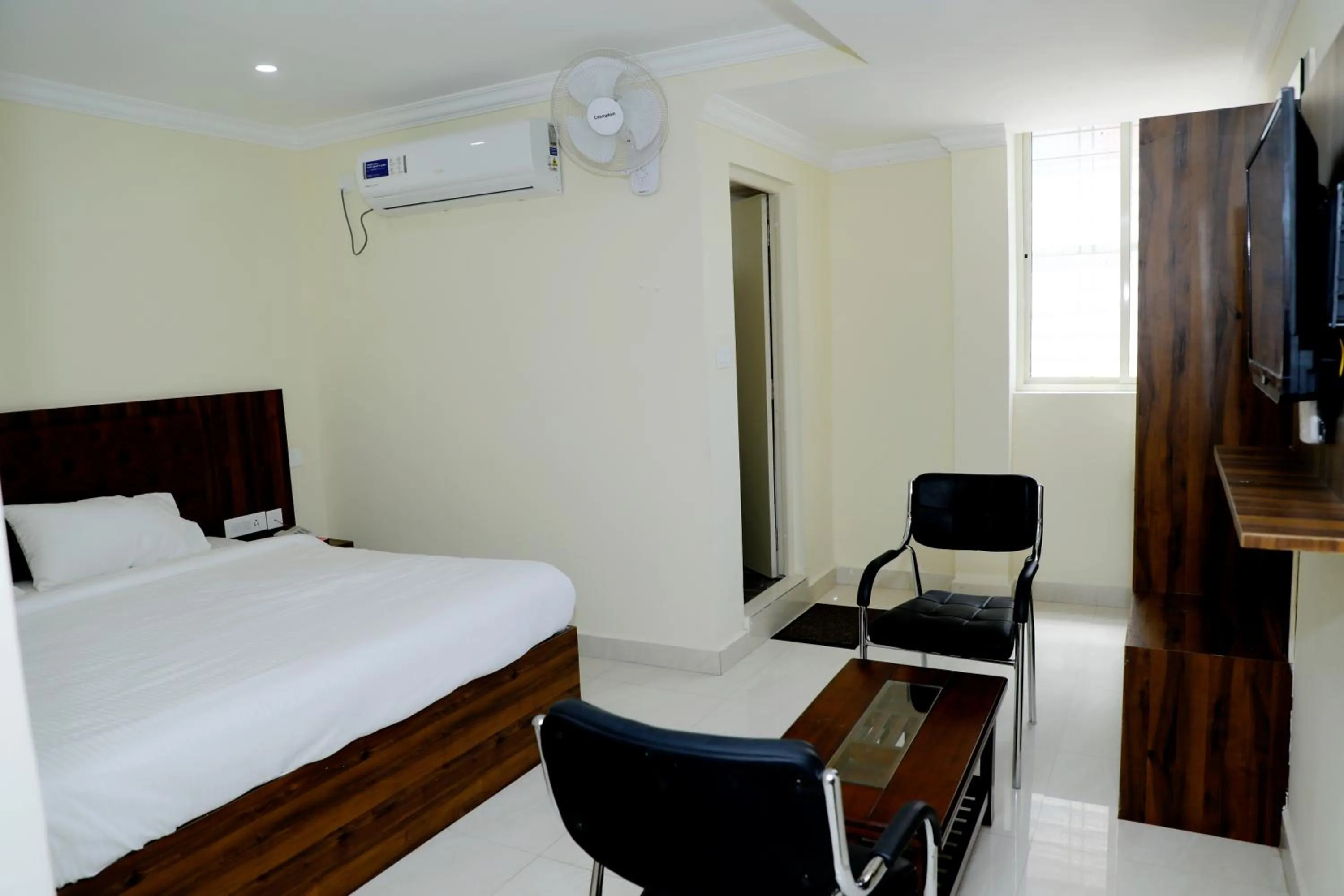 Photo of the whole room, Bed in CNR Residency, Madanapalle