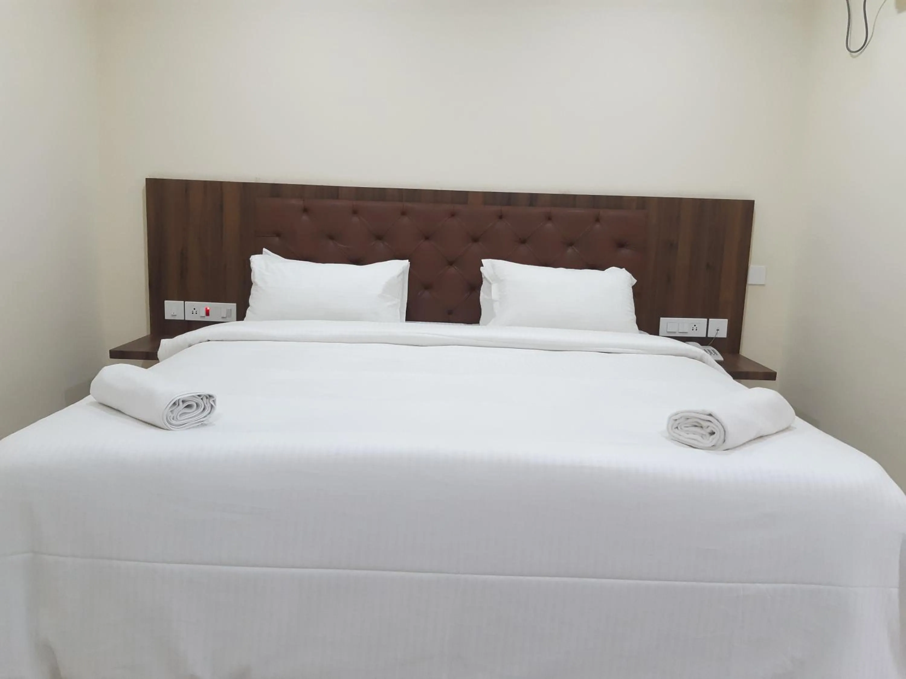 Photo of the whole room, Bed in CNR Residency, Madanapalle