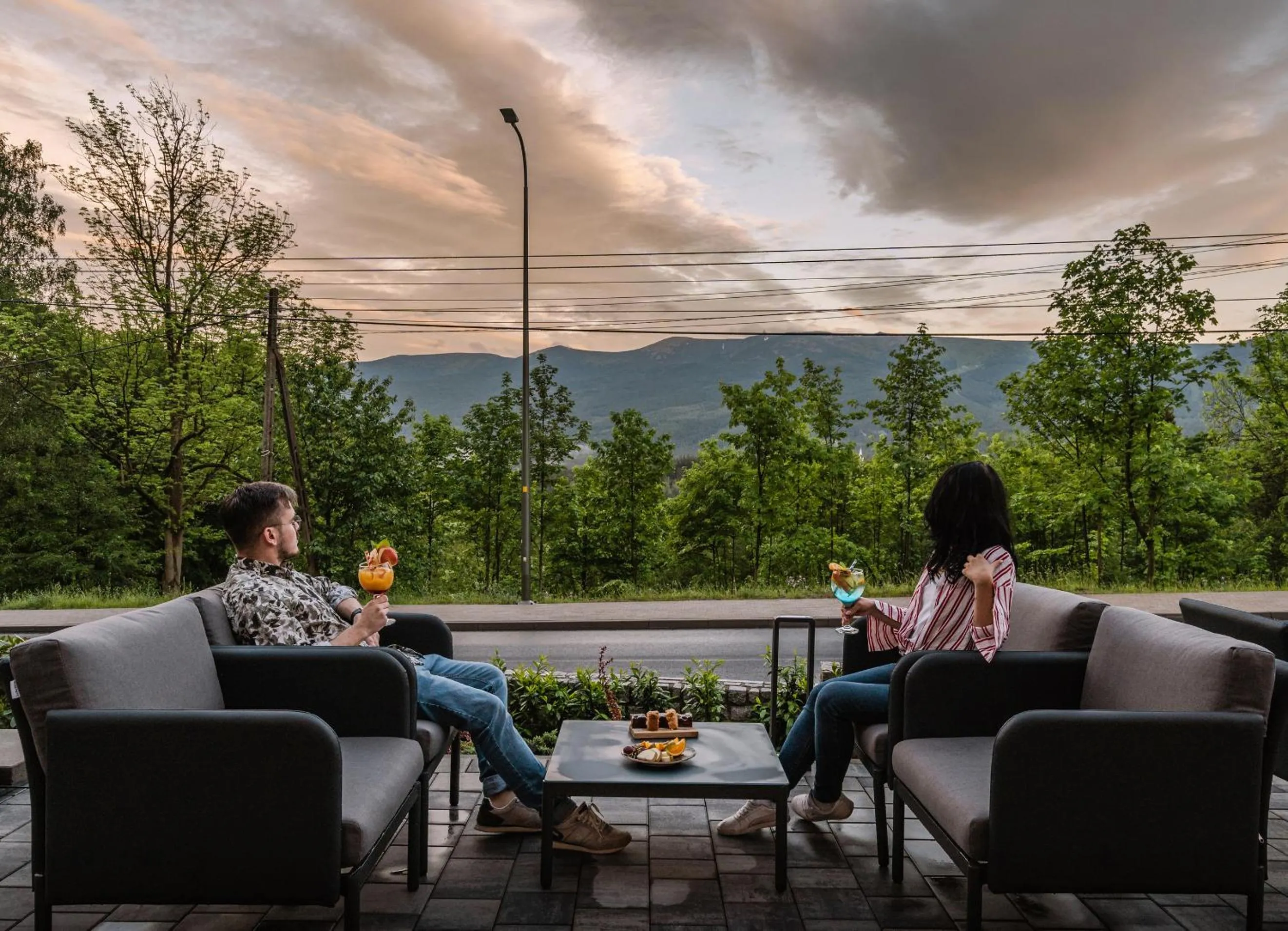 Patio in Złoty Horyzont Resort Szklarska Poręba