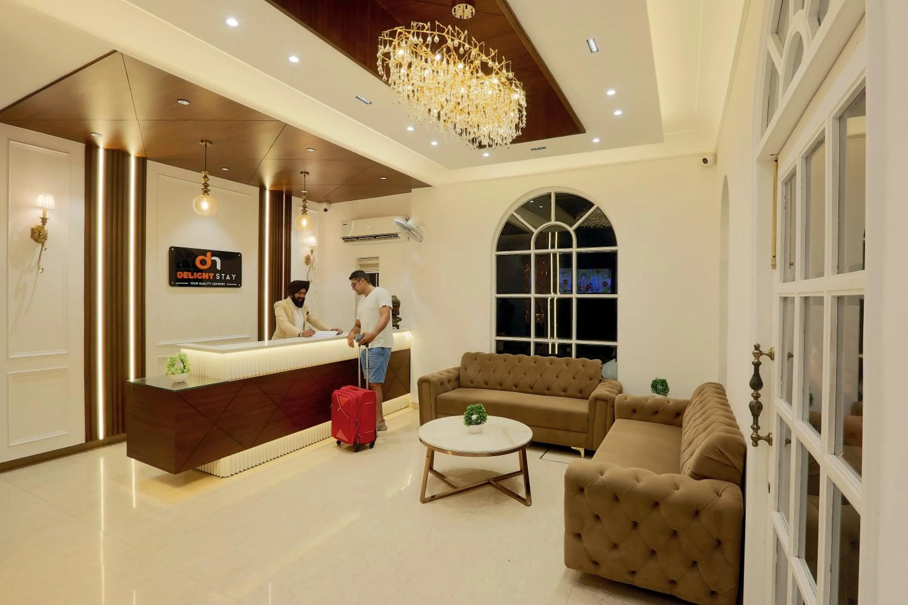 Lobby or reception, Bed in Regalia Grand By Delight Stay