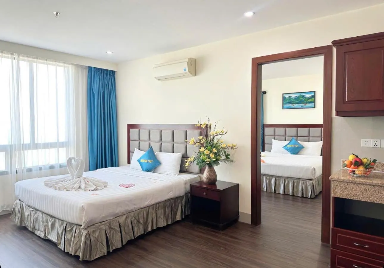 Bed in SeaFront Hotel DaNang