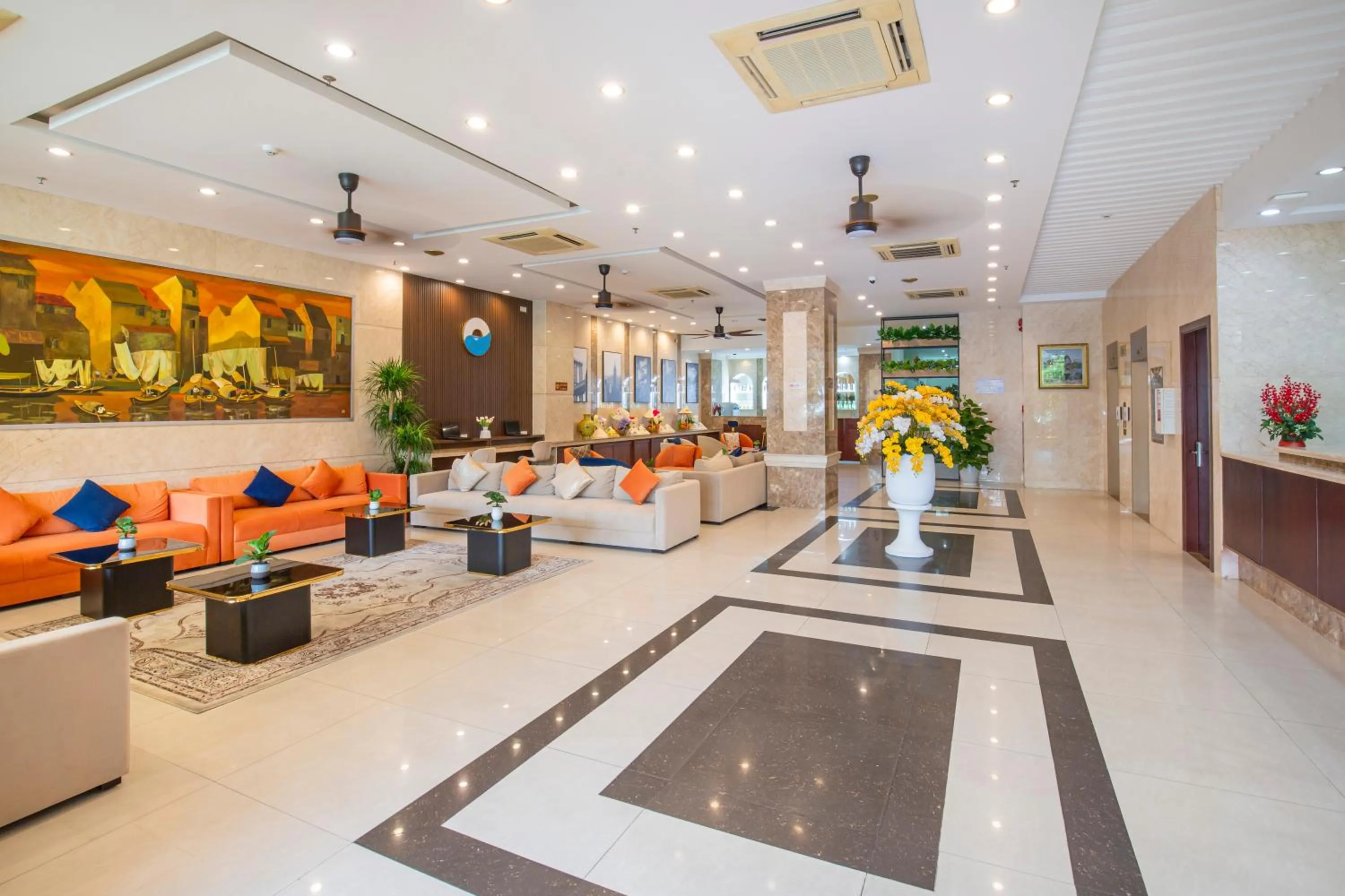 Living room in SeaFront Hotel DaNang