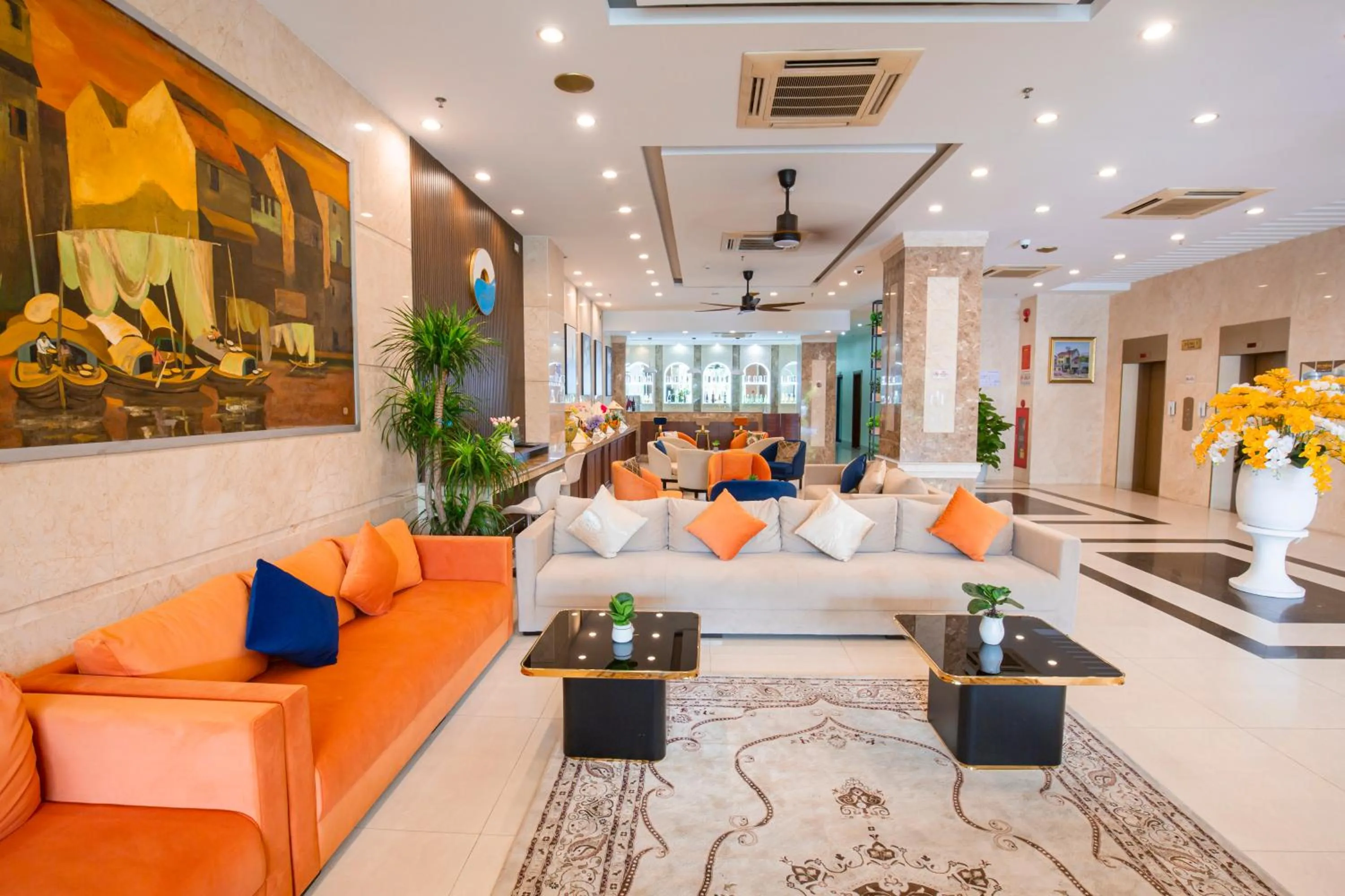 Living room in SeaFront Hotel DaNang