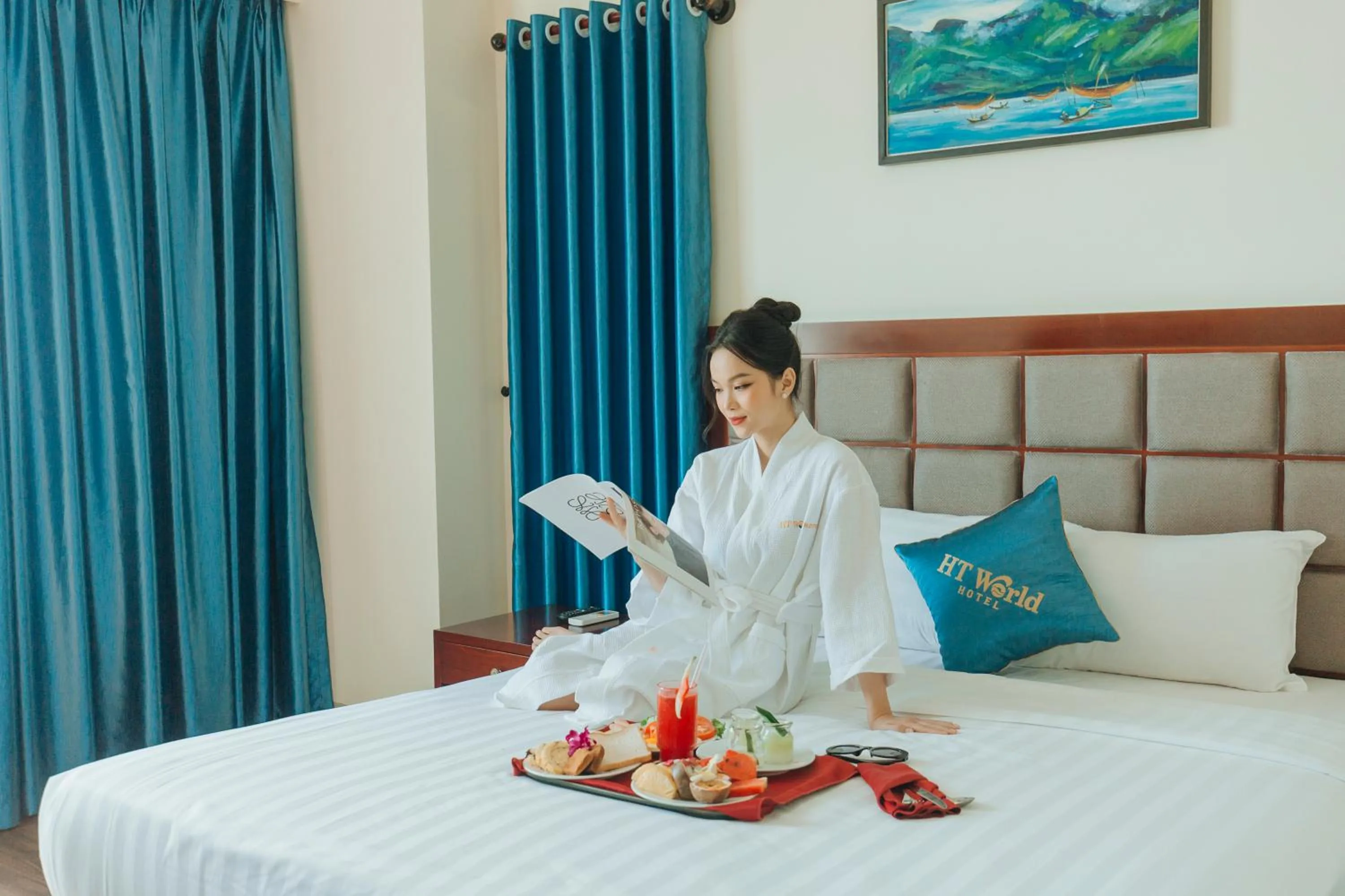 Bed in SeaFront Hotel DaNang