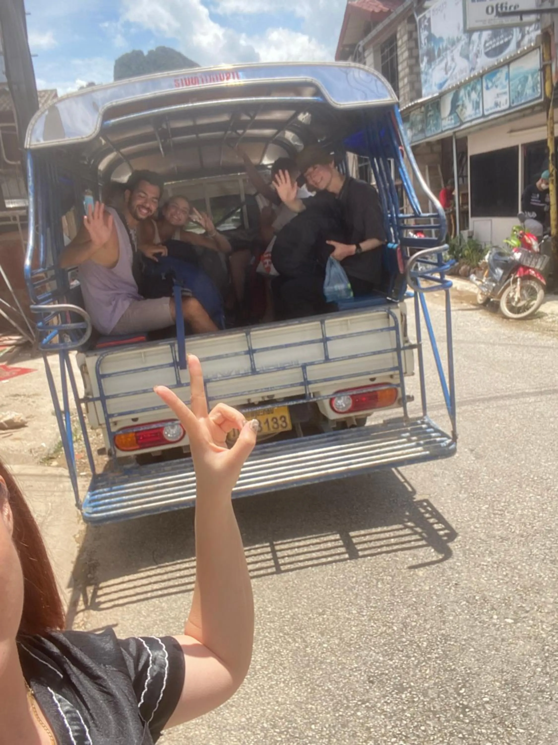 Guests in Vang Vieng Victory Hostel