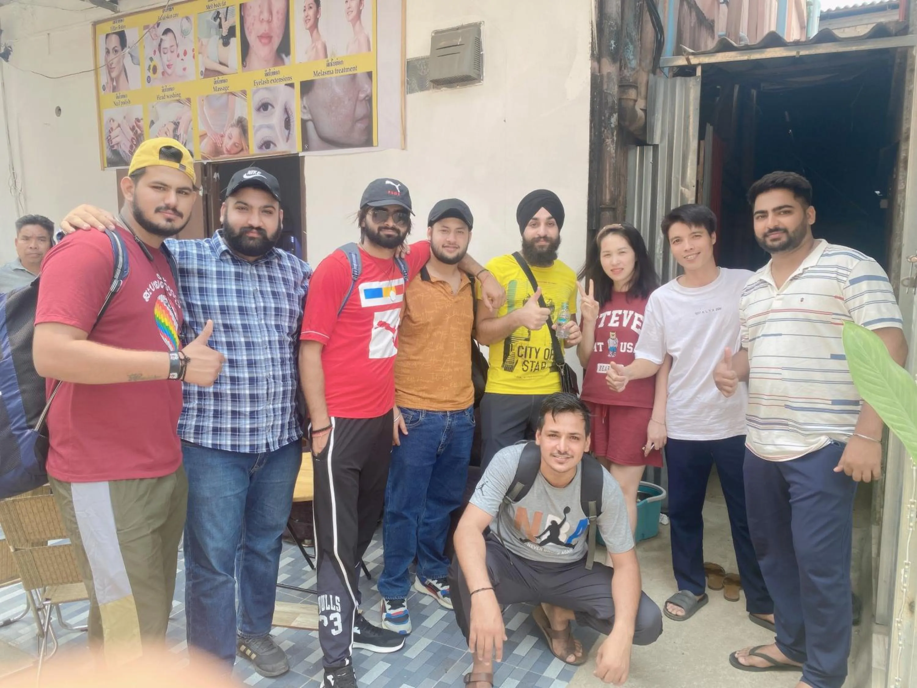 Guests in Vang Vieng Victory Hostel