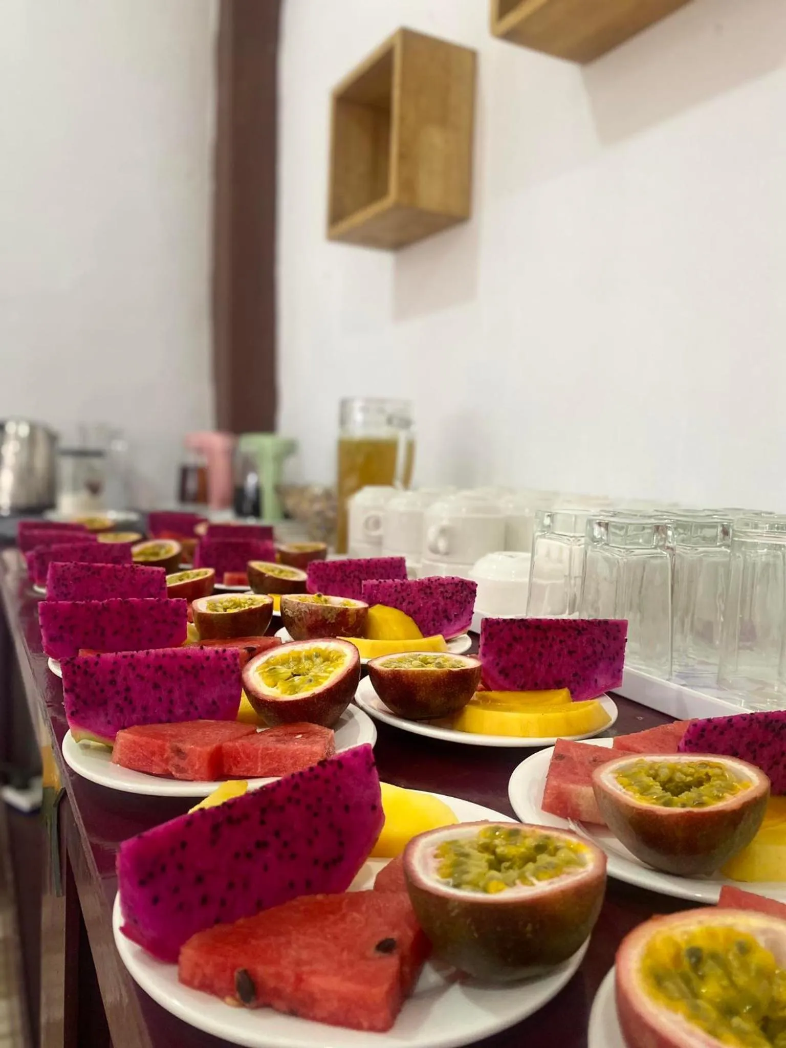 Food and drinks in Vang Vieng Victory Hostel