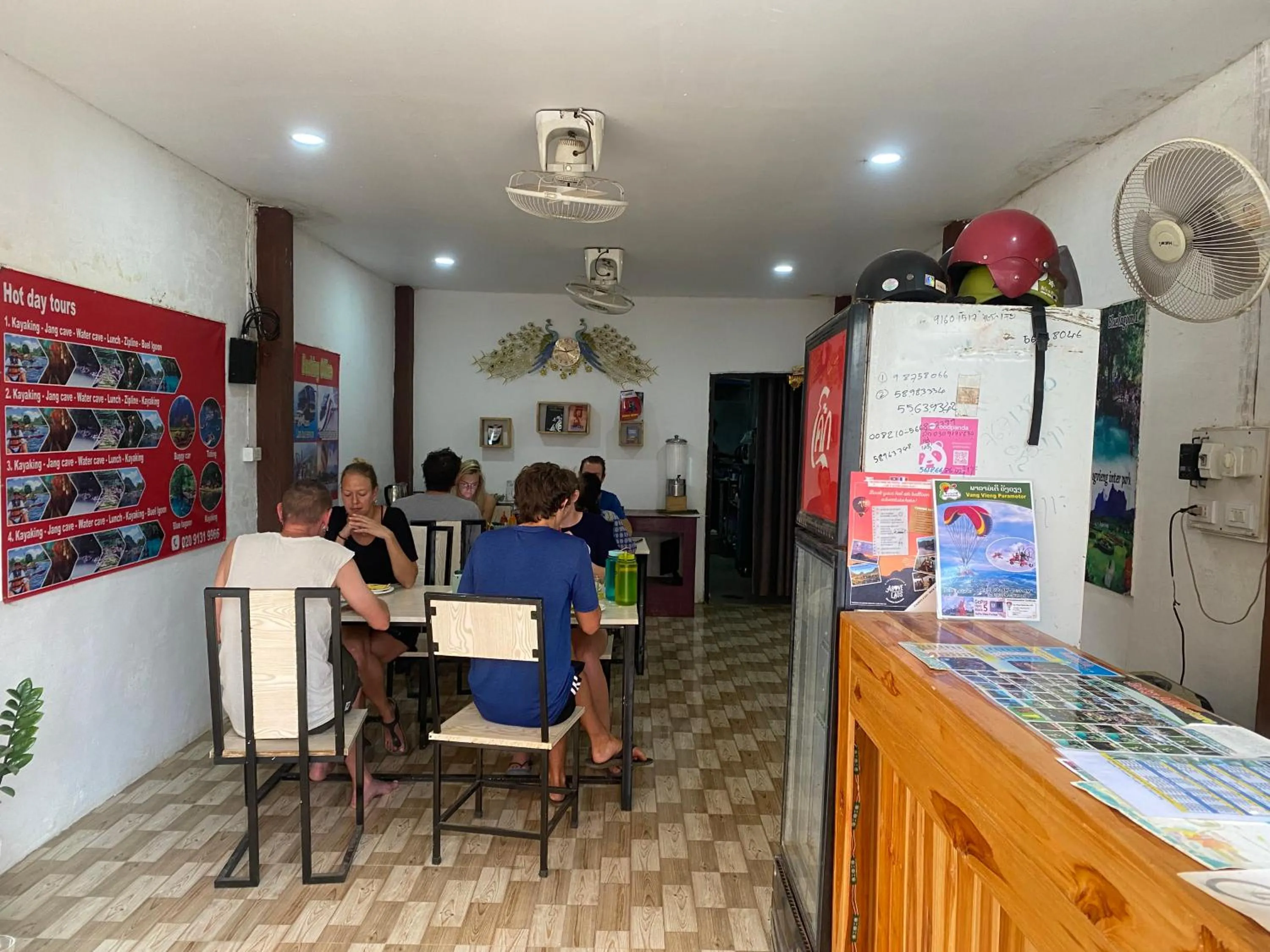 Breakfast in Vang Vieng Victory Hostel