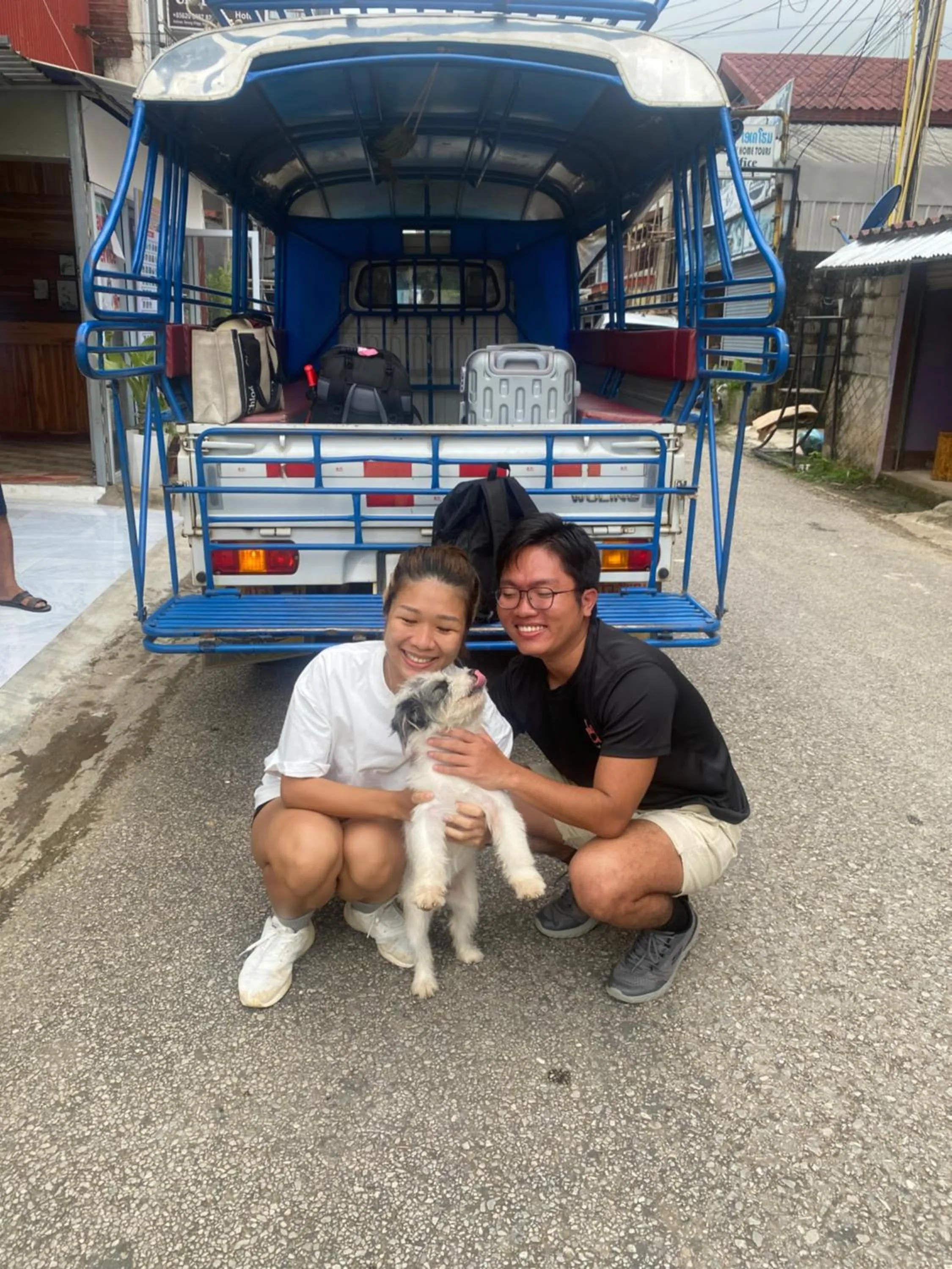 People in Vang Vieng Victory Hostel
