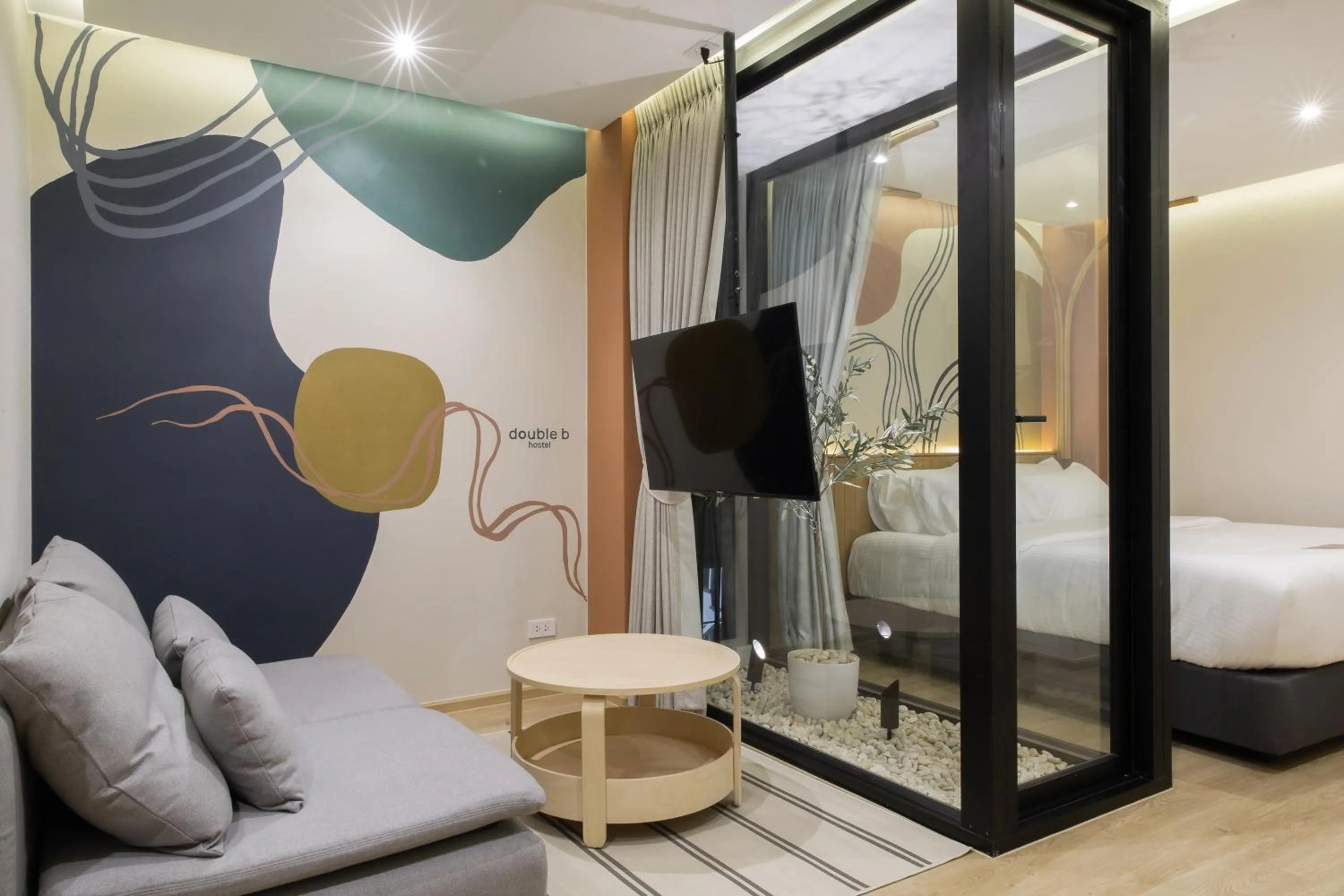 TV and multimedia, Bed in Double B Hostel