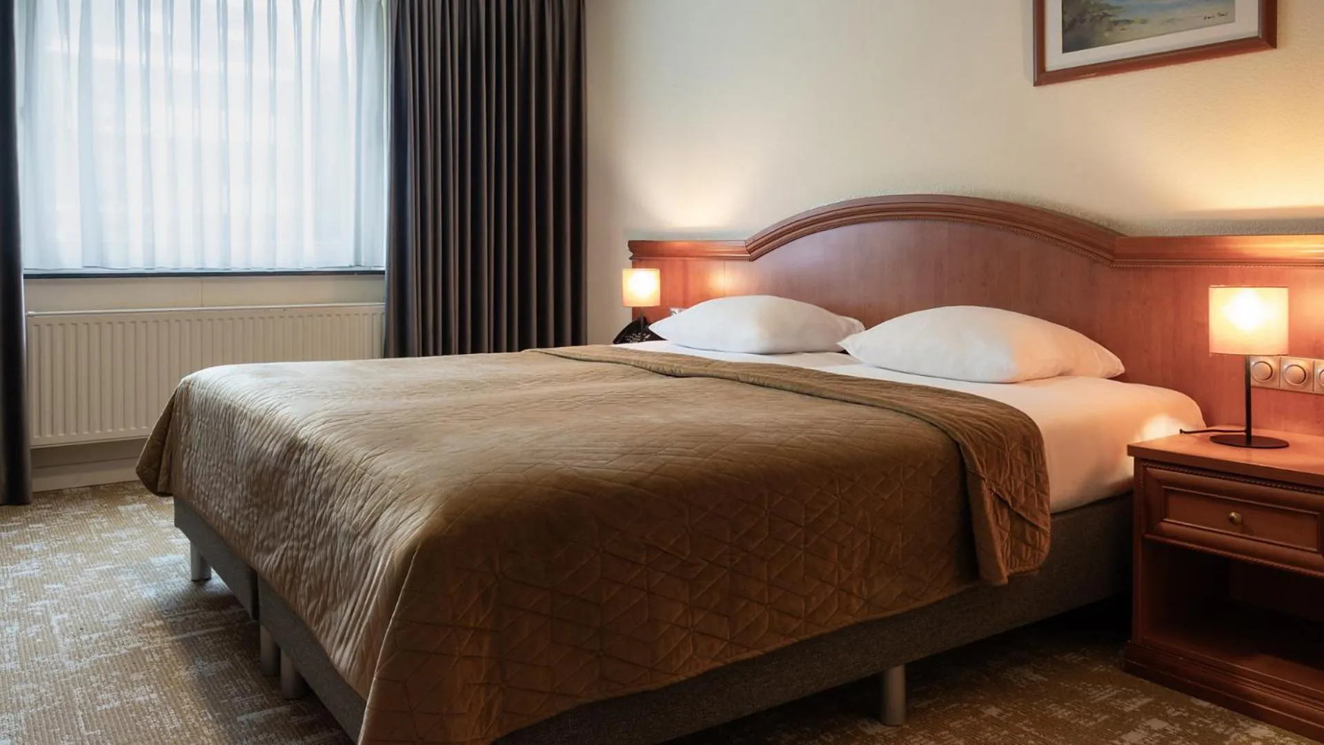 Bed in Parkhotel Valkenburg