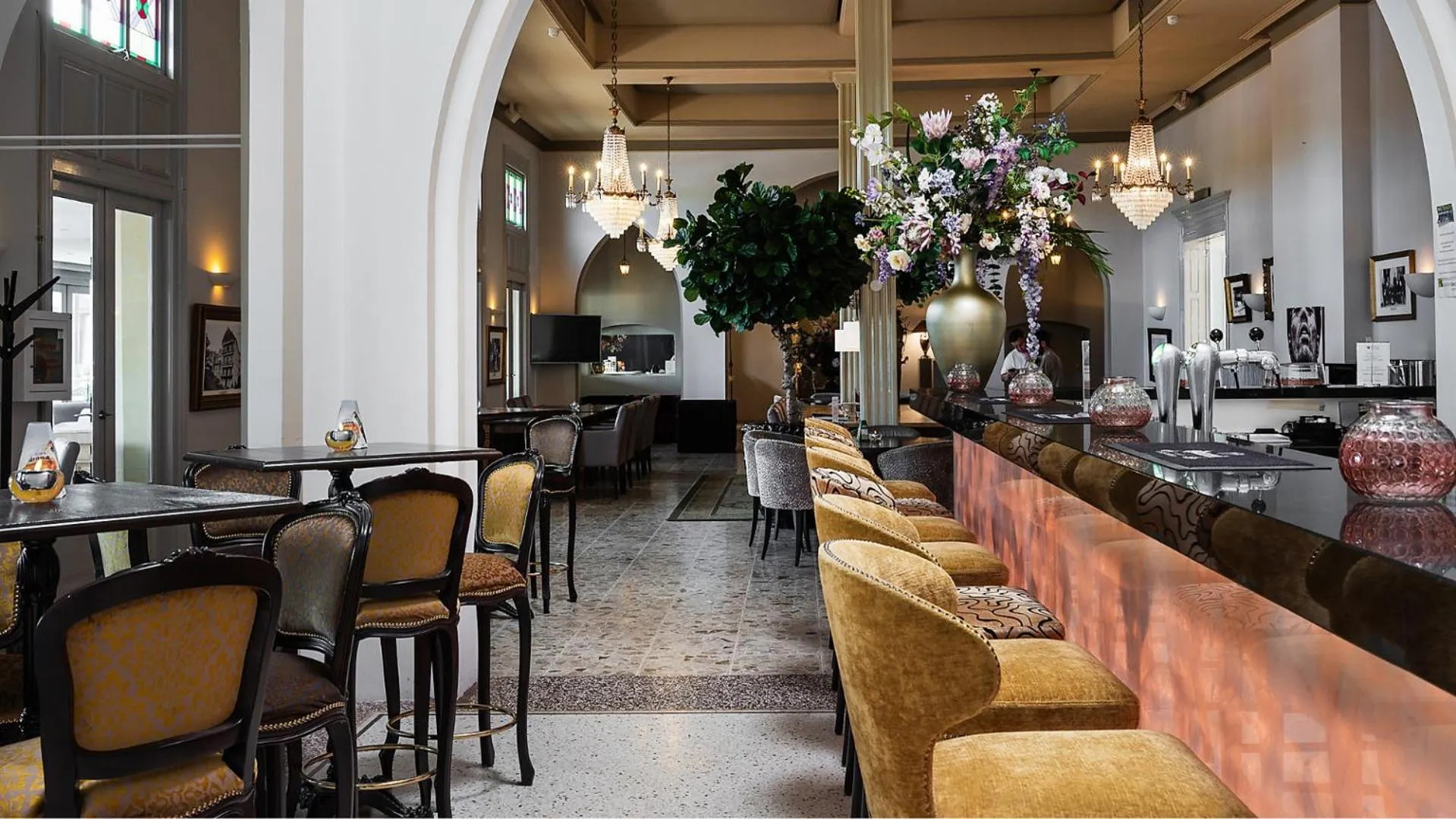 Lounge or bar in Parkhotel Valkenburg