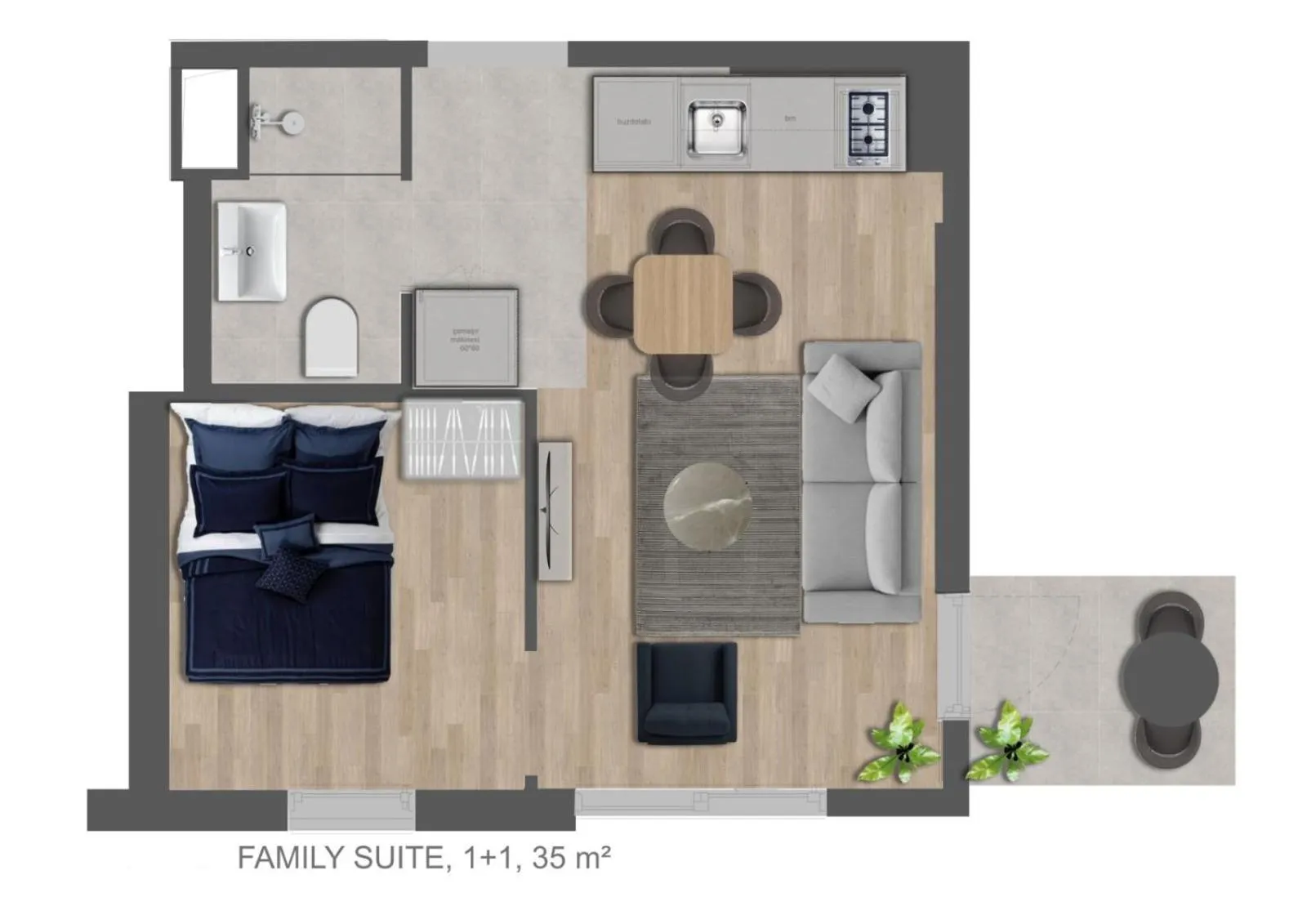 Photo of the whole room, Bed in Stile Suite Marine Hotel