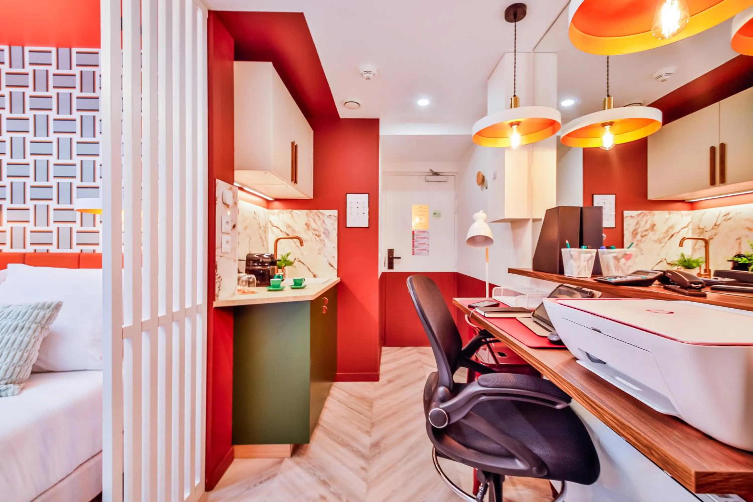 Living room in WS Molitor - Auteuil