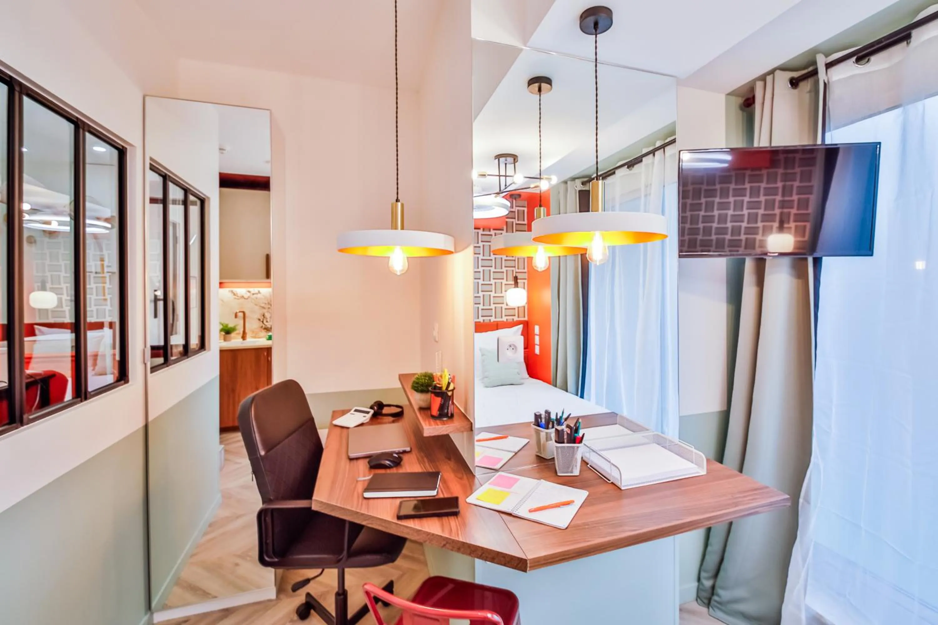 Living room in WS Molitor - Auteuil