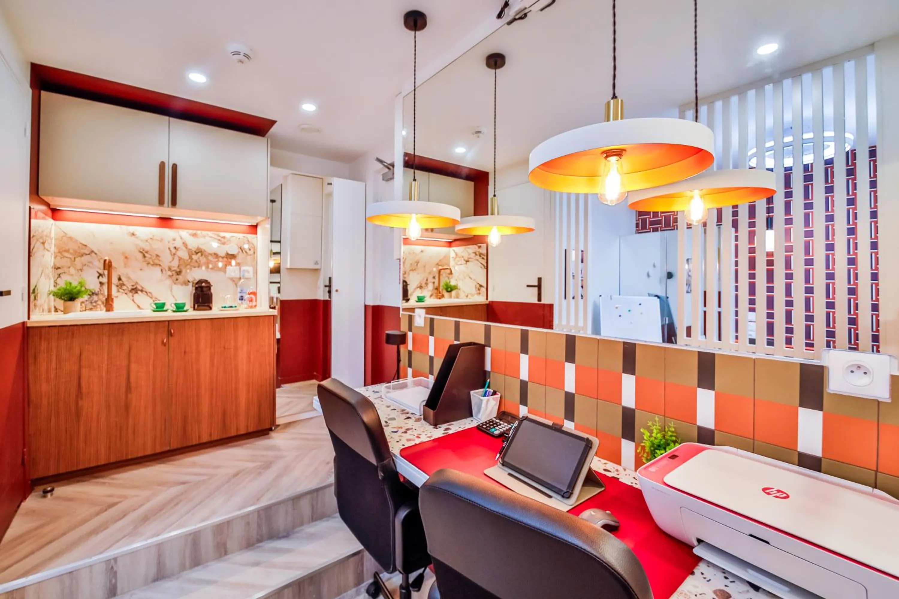 Living room in WS Molitor - Auteuil