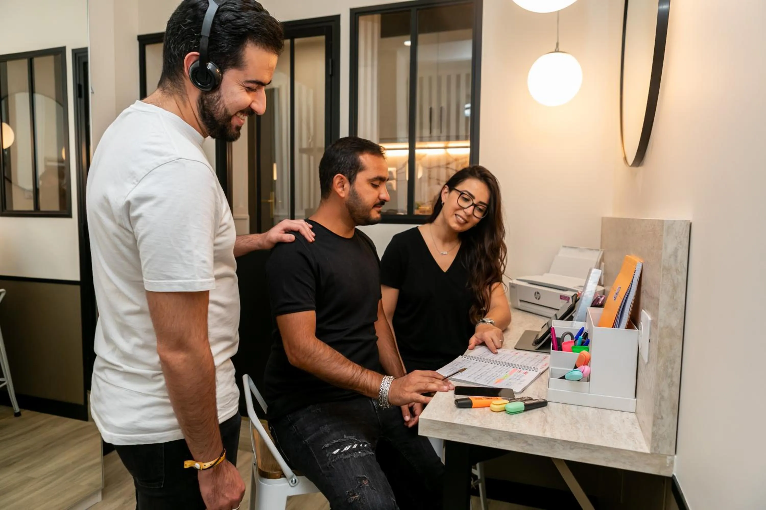 group of guests in WS Molitor - Auteuil