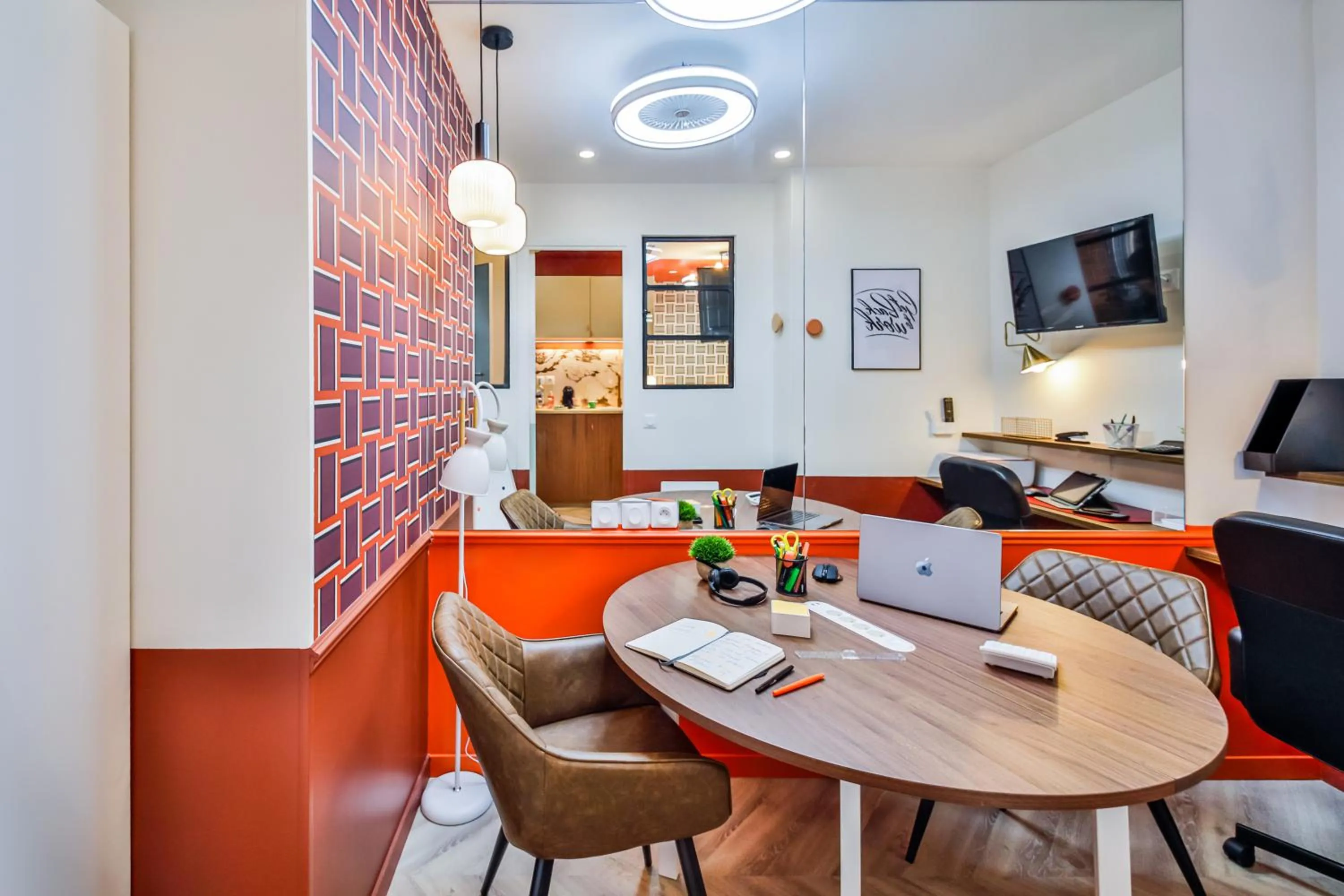 Living room in WS Molitor - Auteuil