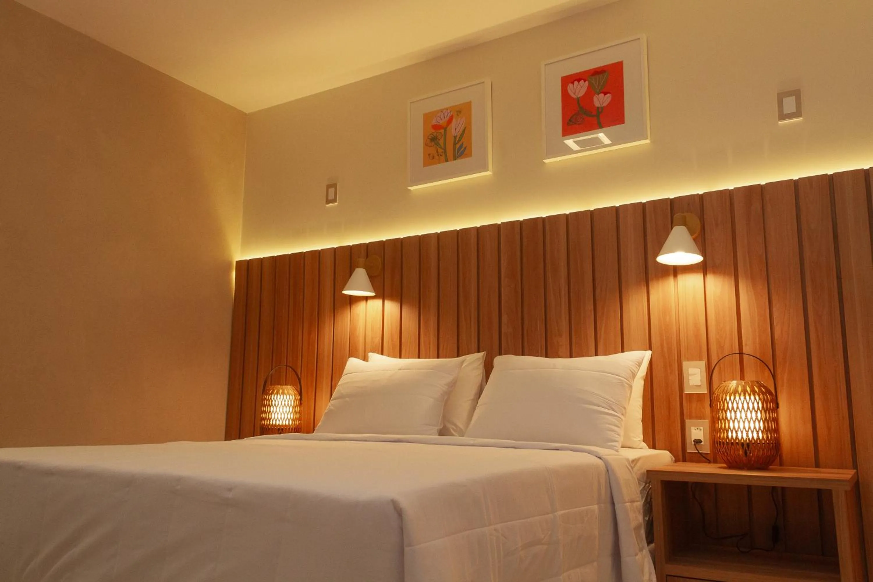 Bed in Principe do Mutá Hotel Design