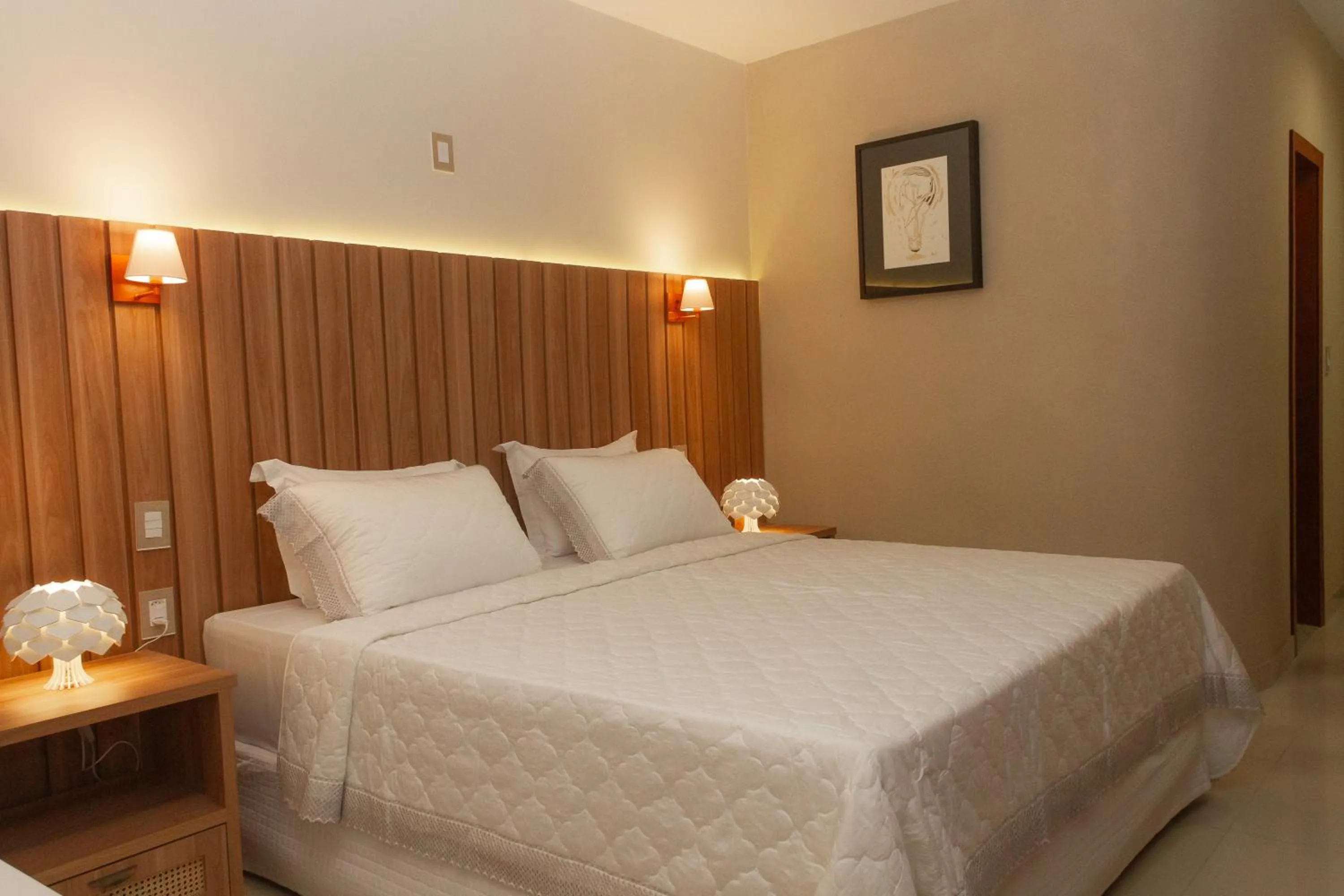 Bed in Principe do Mutá Hotel Design