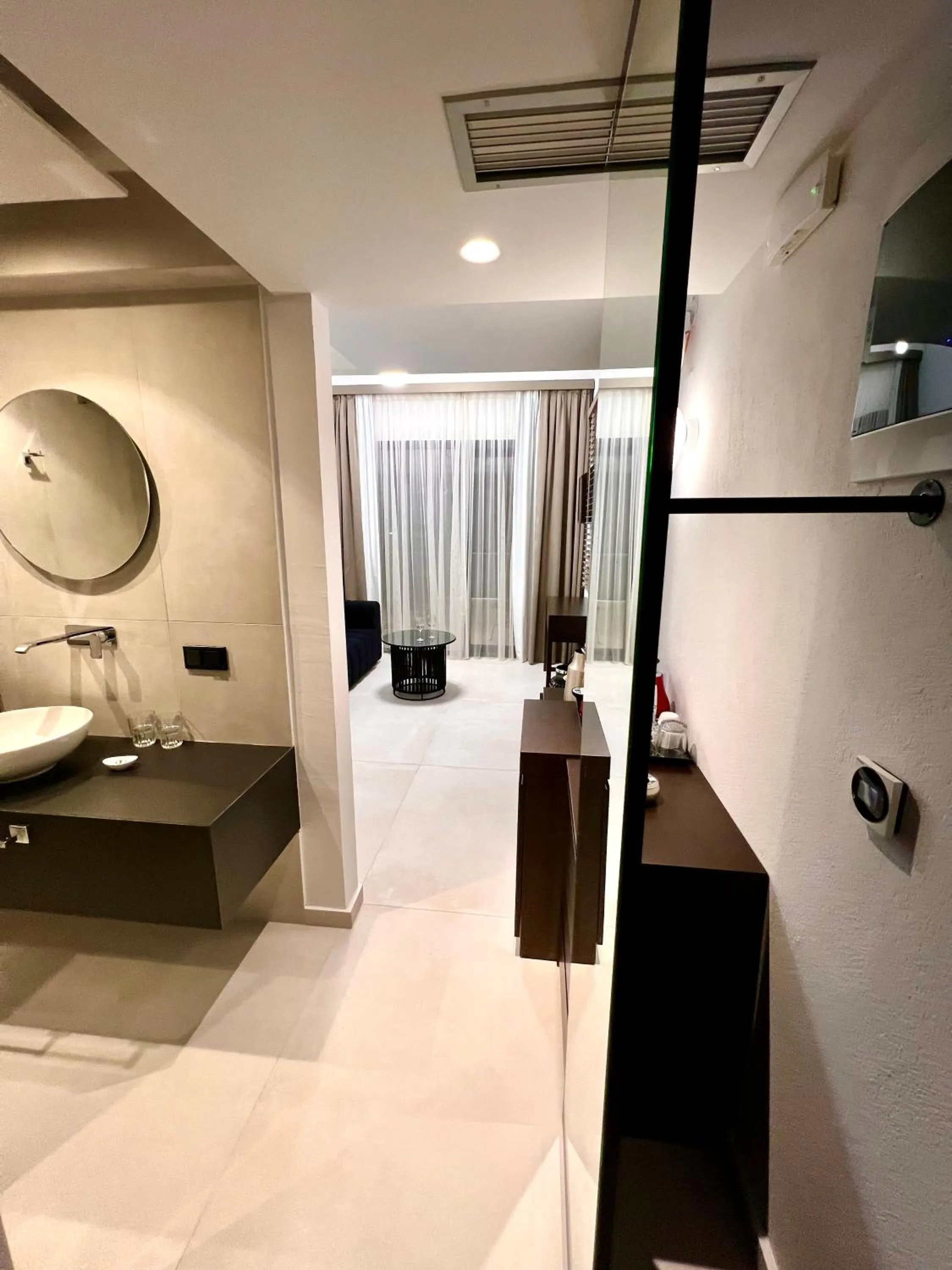 Bathroom, Bed in Alexandrion Appartments Down Town Adults Only