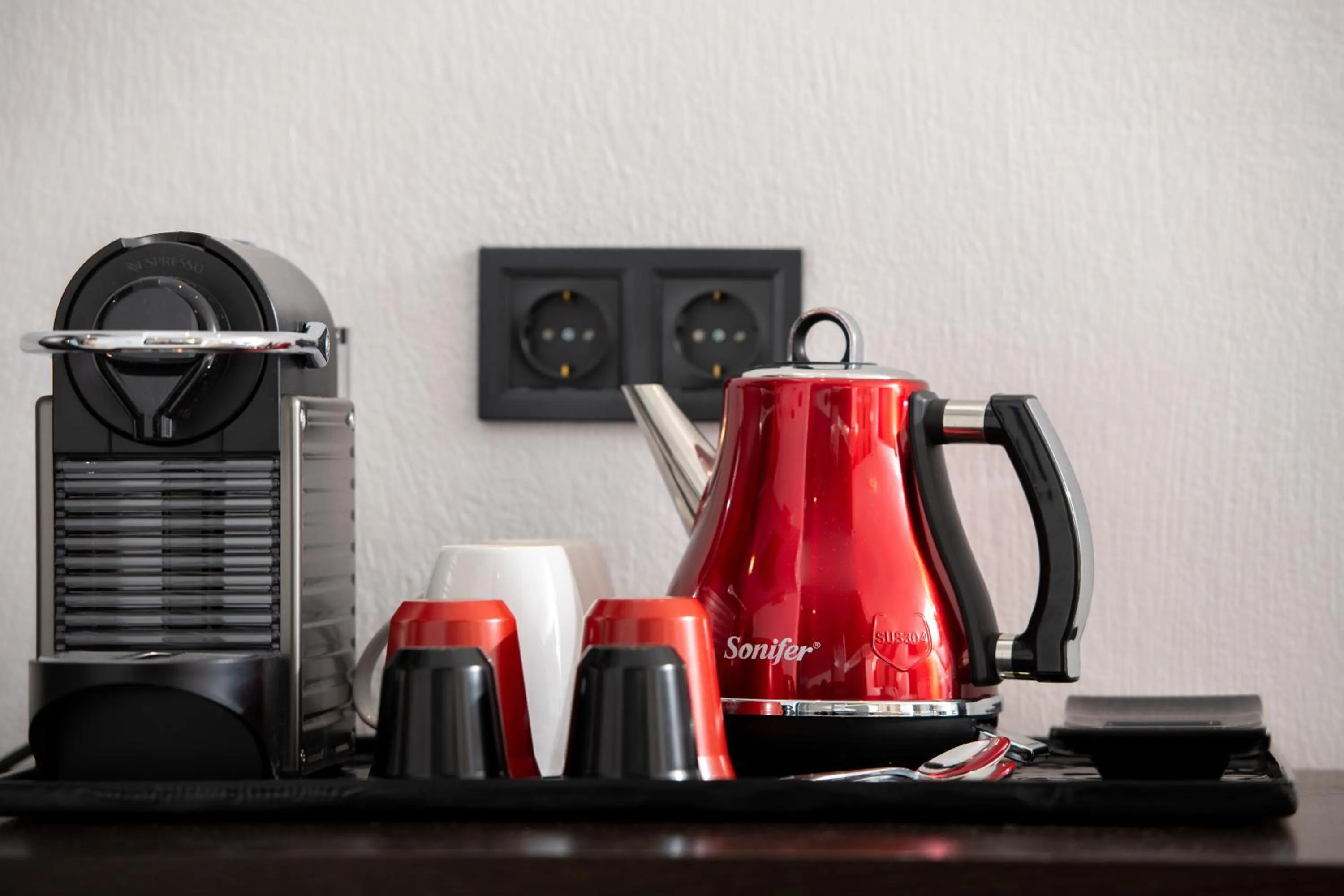 Coffee/tea facilities in Alexandrion Appartments Down Town Adults Only