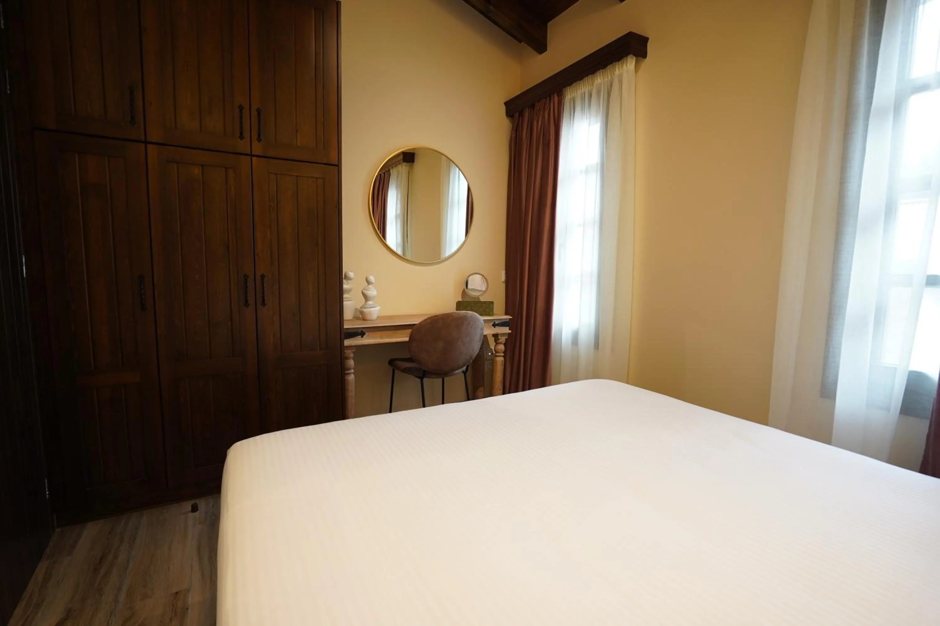 Bed in Bodrum Suites