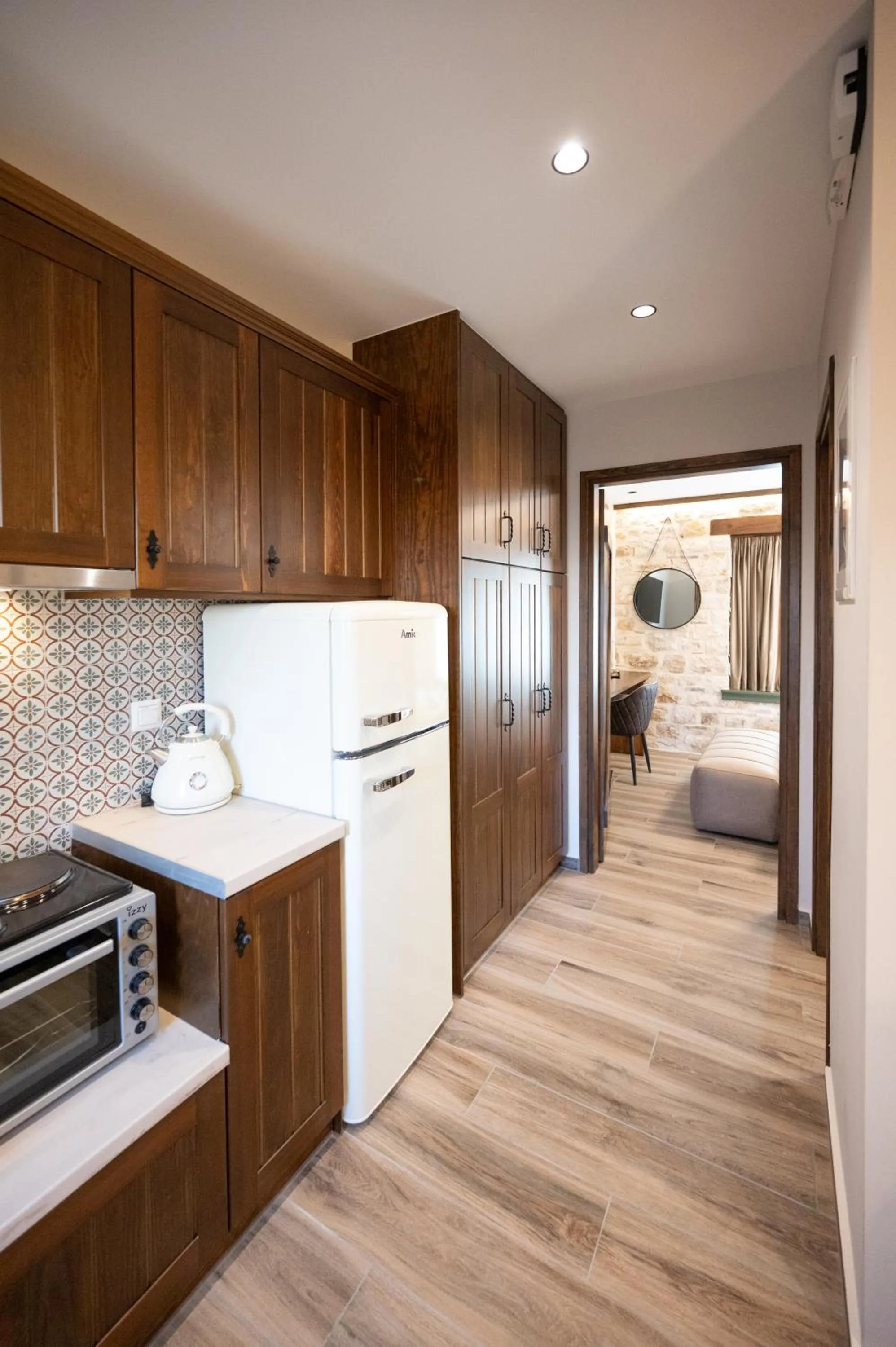 Kitchen or kitchenette in Bodrum Suites