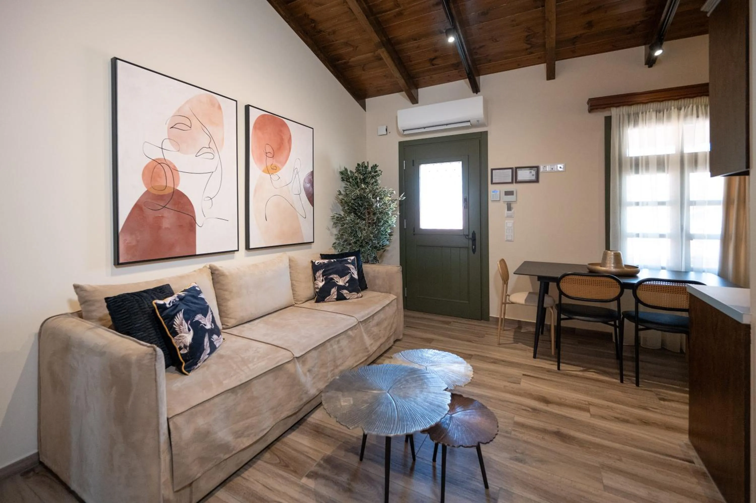 Living room in Bodrum Suites