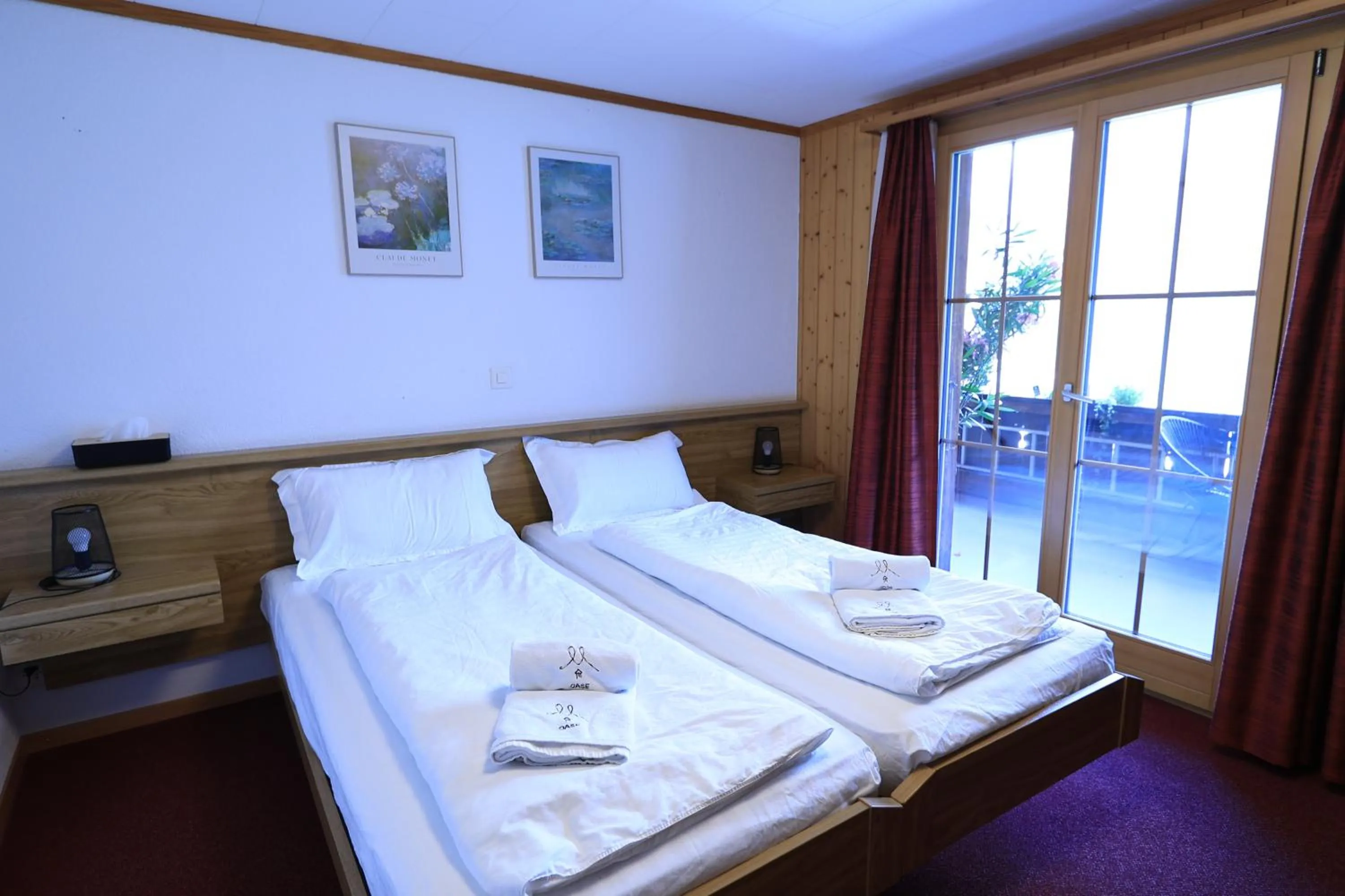 Bed in Hotel Wildbach Brienz