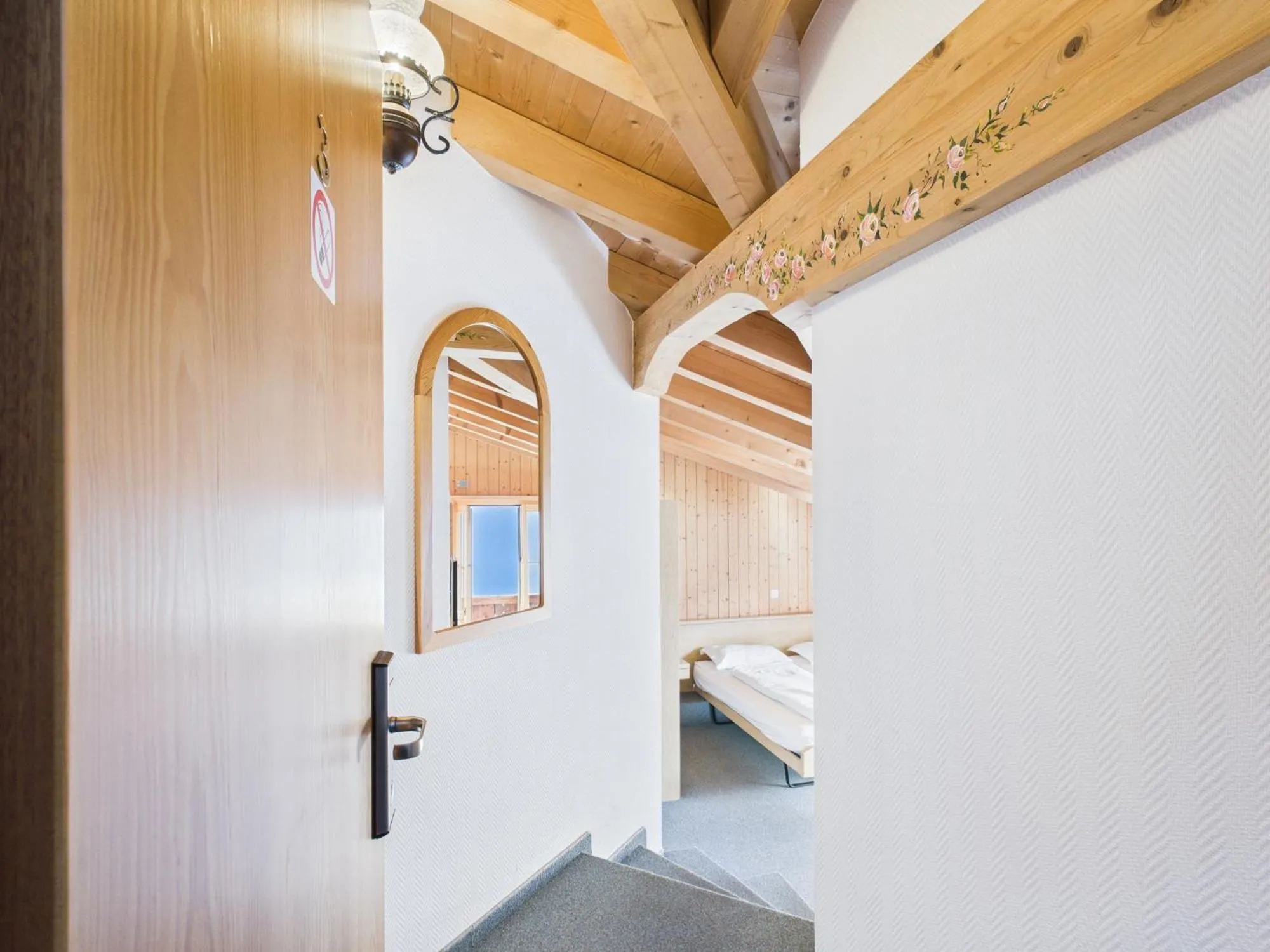 Bedroom, Bed in Hotel Wildbach Brienz