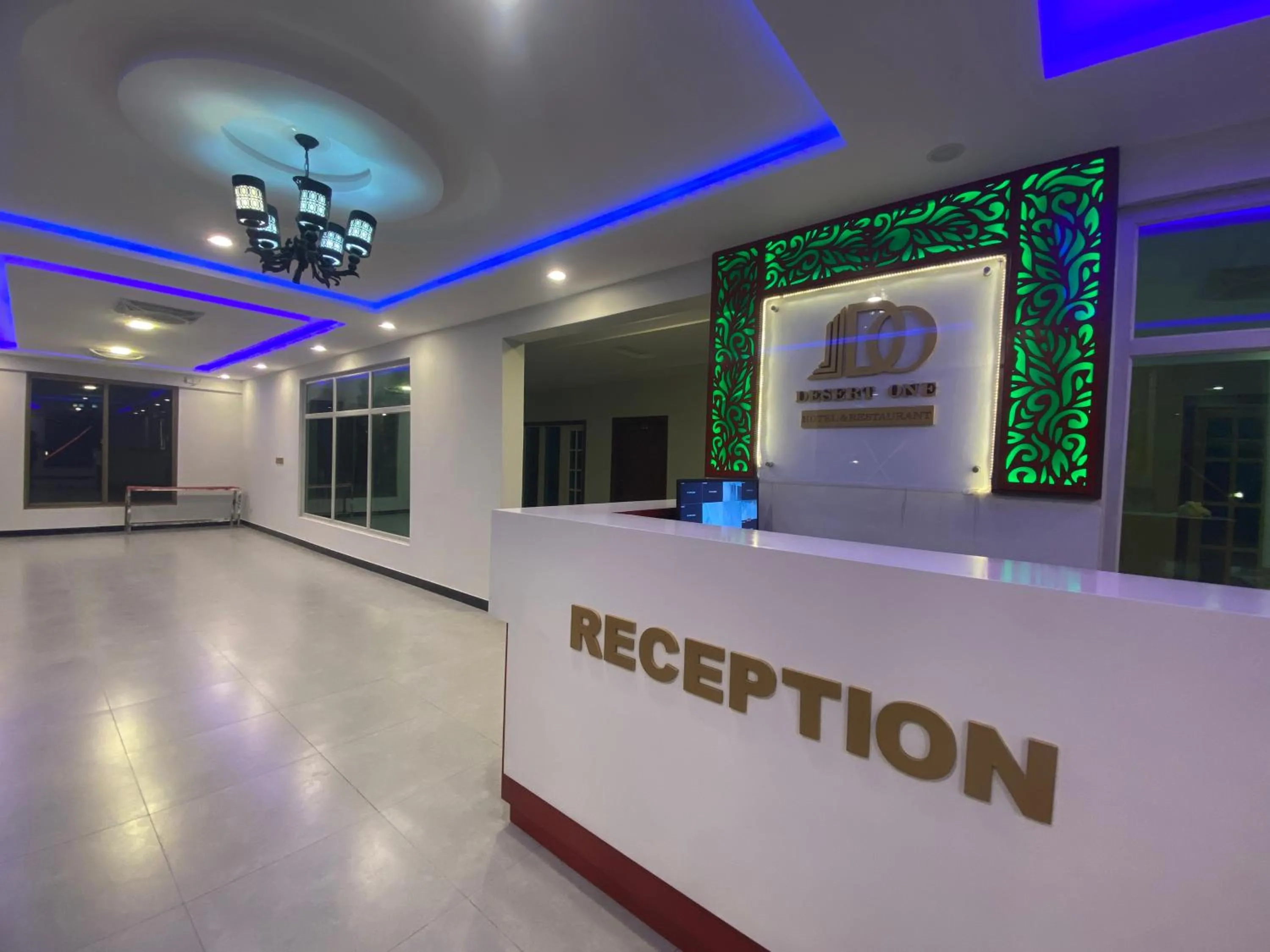 Lobby or reception in Desert One Hotel Skardu
