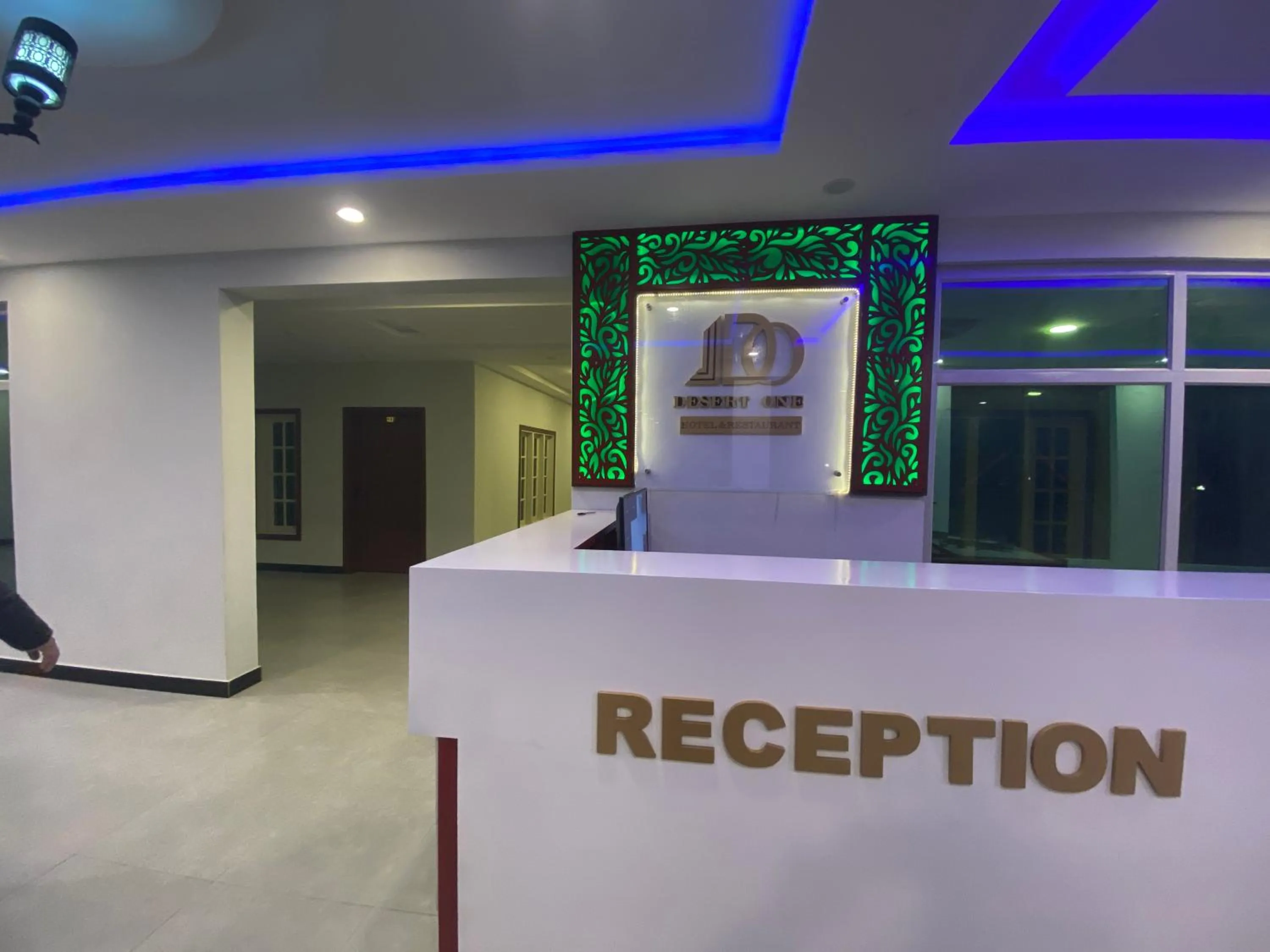 Lobby or reception in Desert One Hotel Skardu