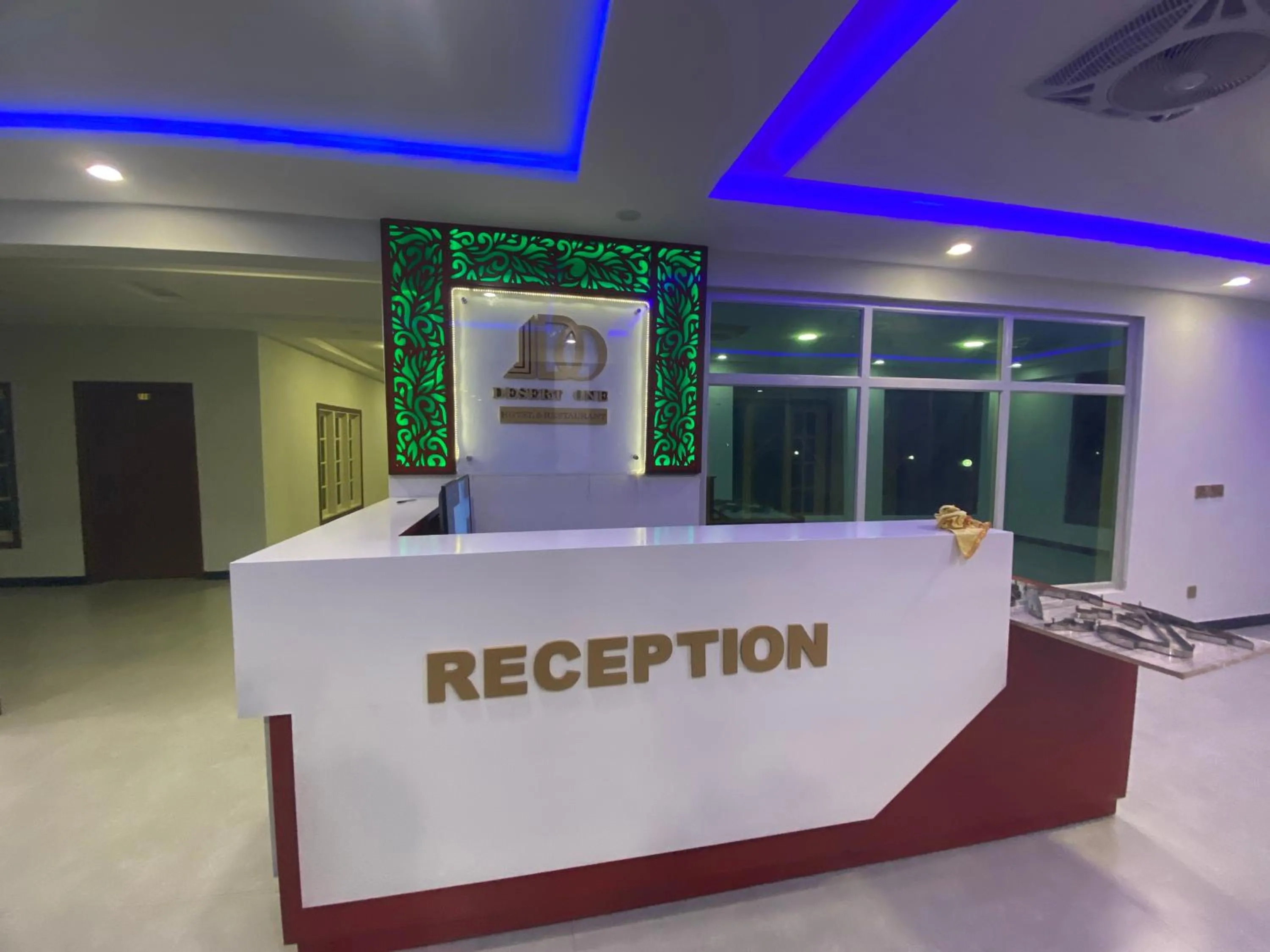 Lobby or reception in Desert One Hotel Skardu