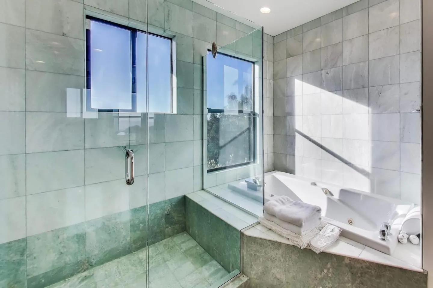 Shower in Luxurious Hillside Home wAC & Gorgeous SF Views!