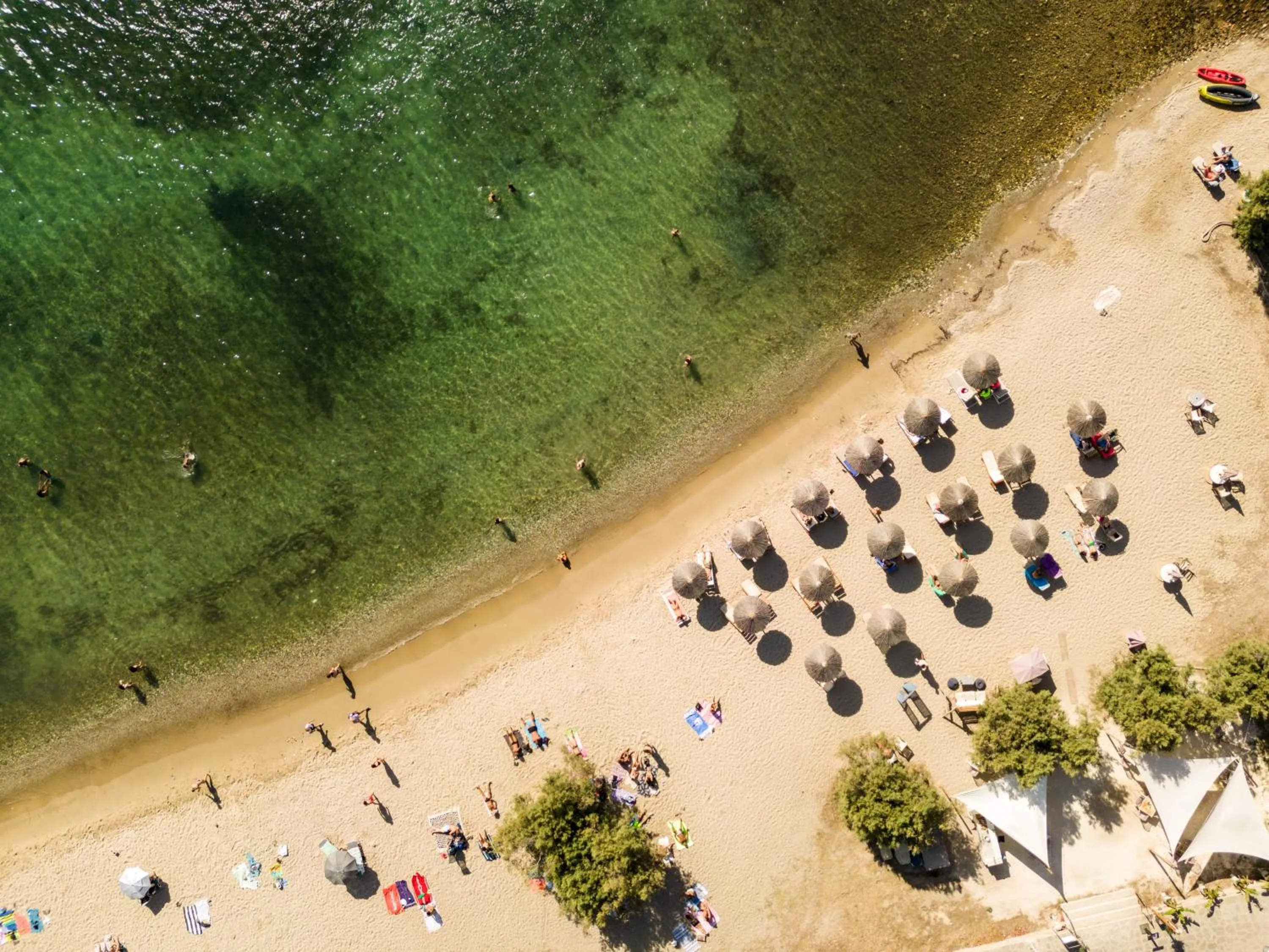 Beach in Play Paros a member of Brown Hotels
