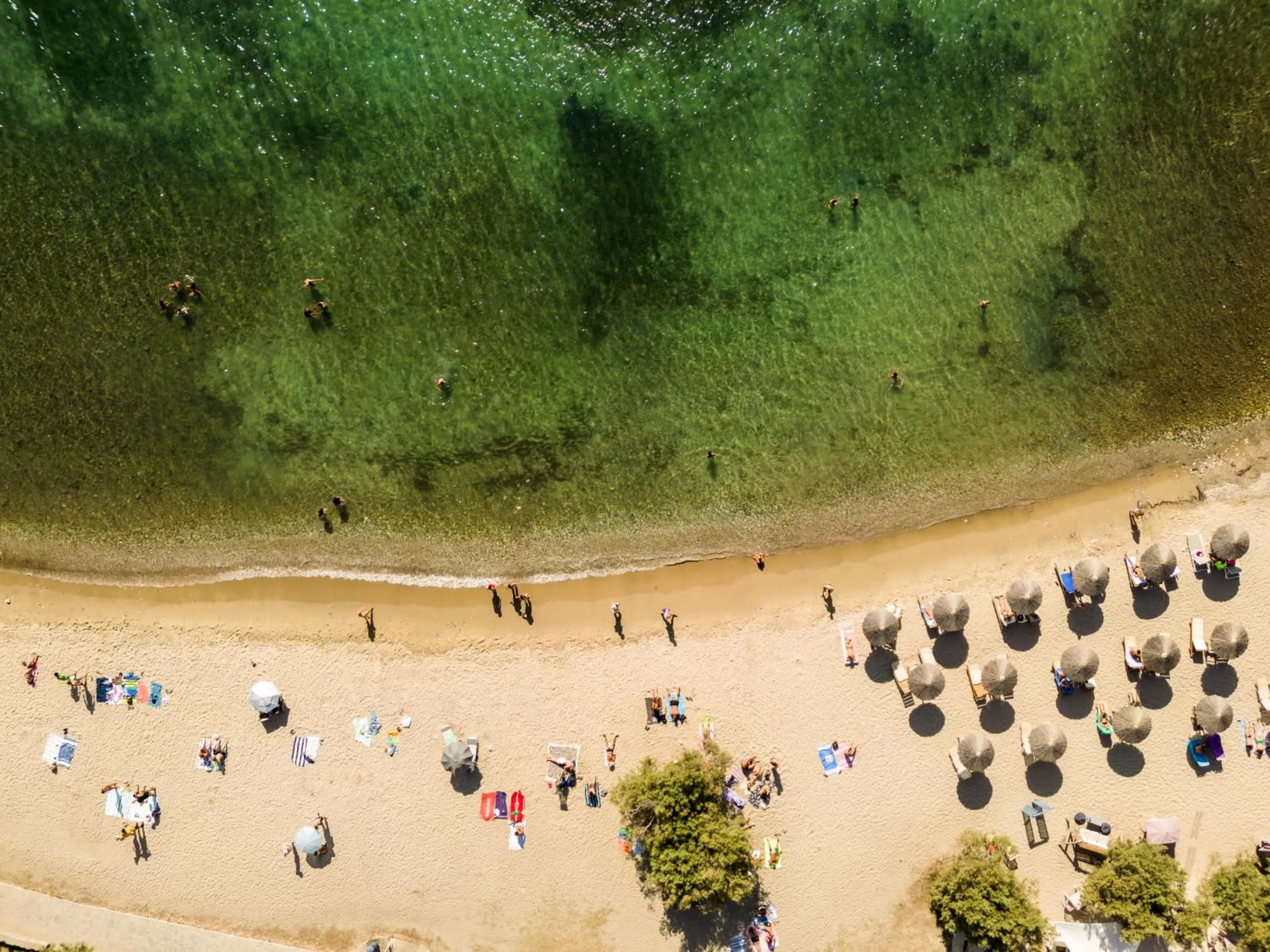 Beach in Play Paros a member of Brown Hotels