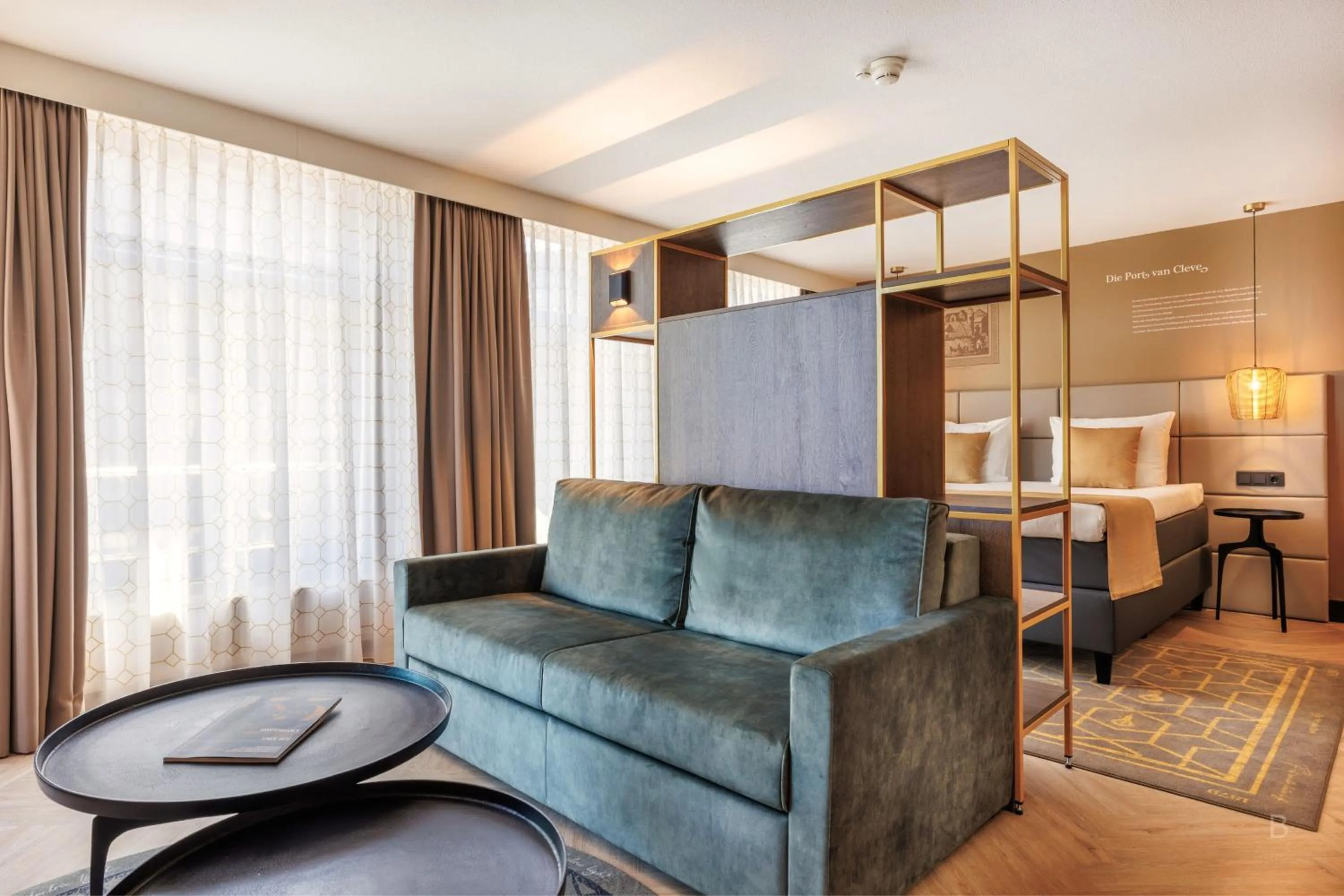 Living room in Hotel Die Port van Cleve