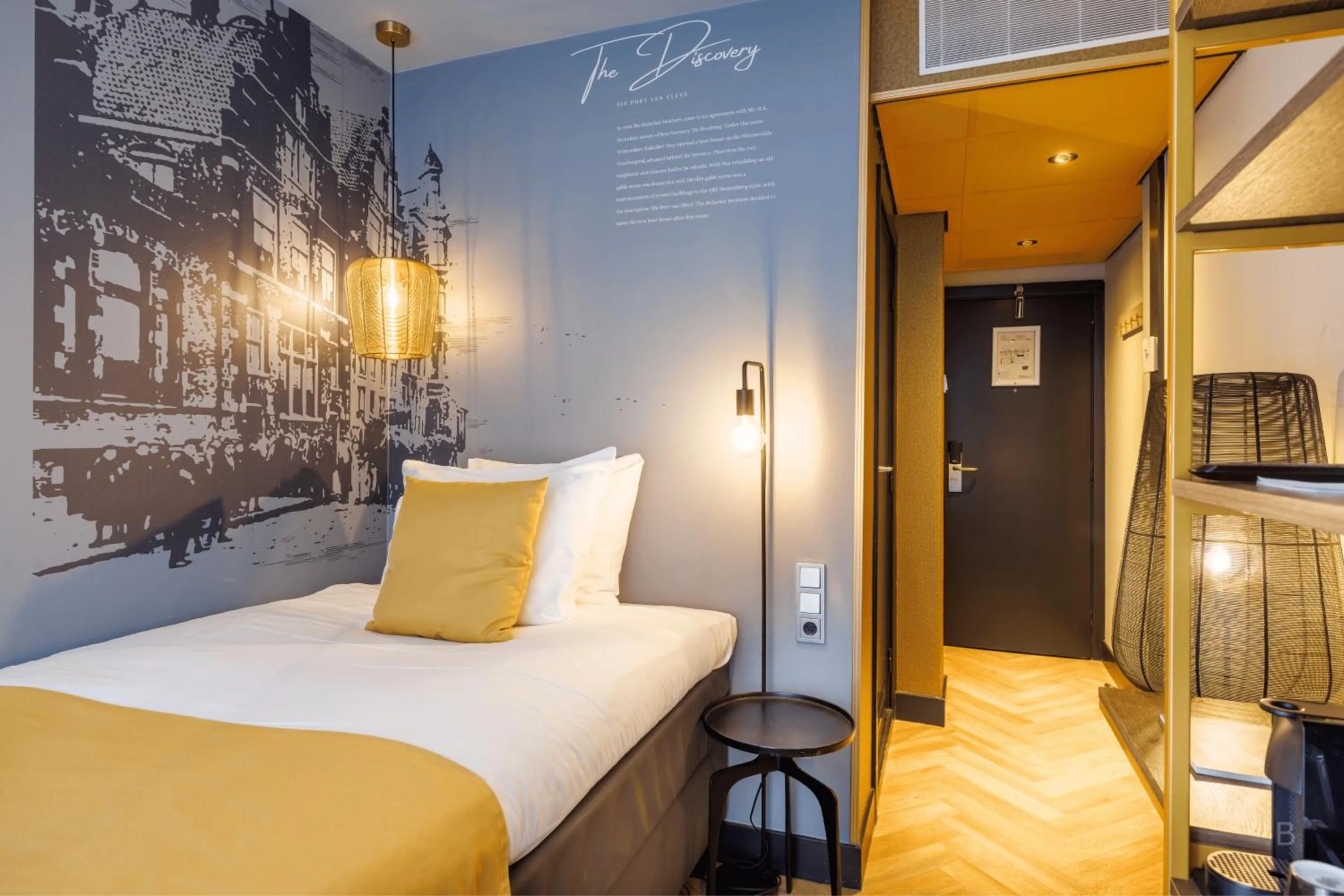 Bed in Hotel Die Port van Cleve