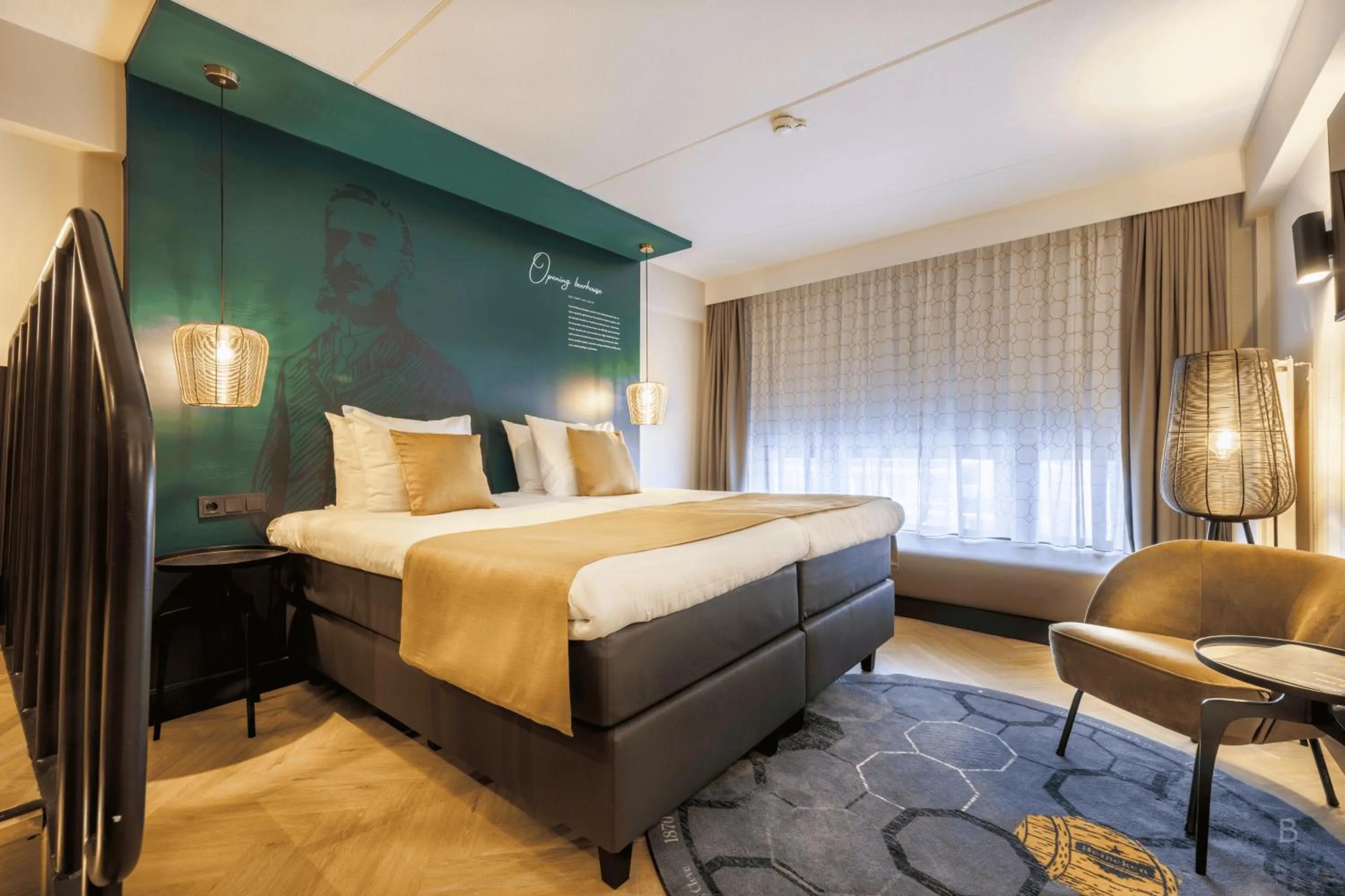 Bed in Hotel Die Port van Cleve