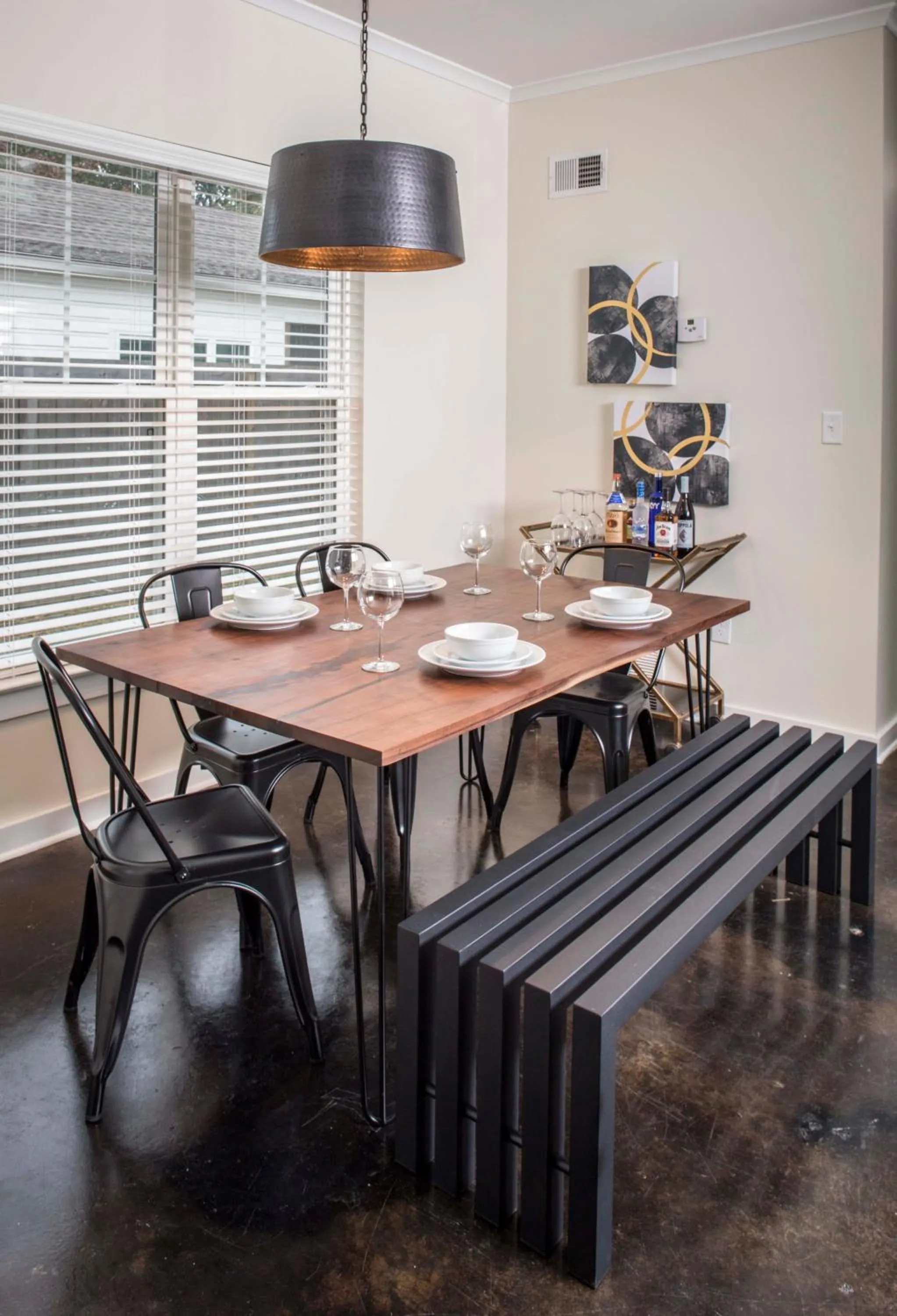 Seating area in The Louis Hotel