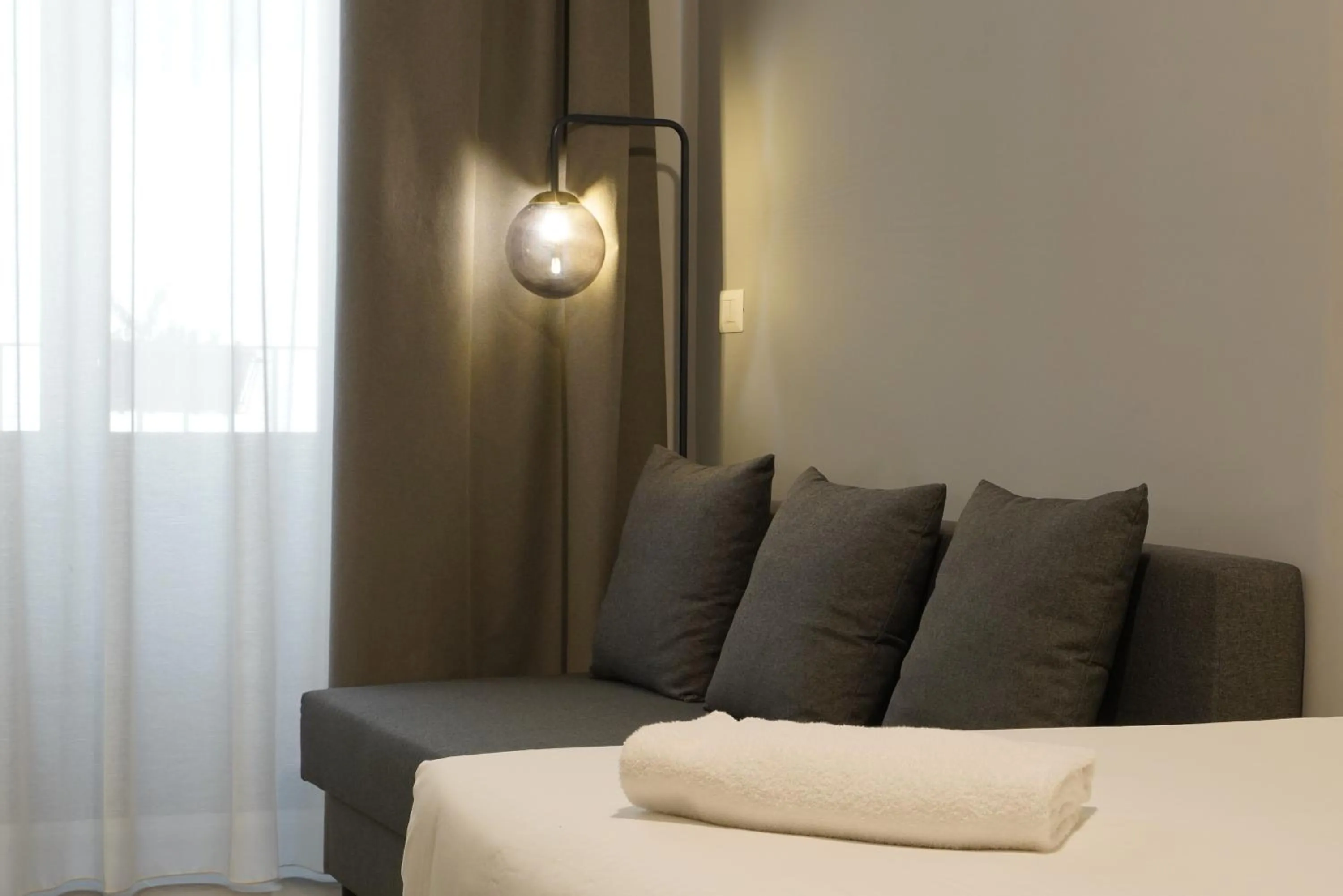 Seating area, Bed in La Regina del Duomo Catania Centro