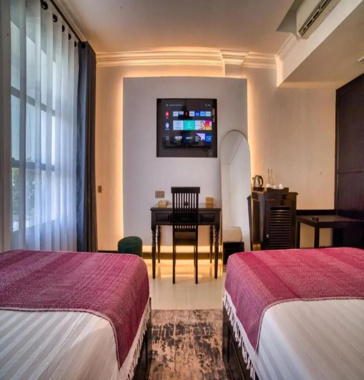 Twin Room with Balcony in Bodee Corner Twin Room with Balcony in Bodee Corner